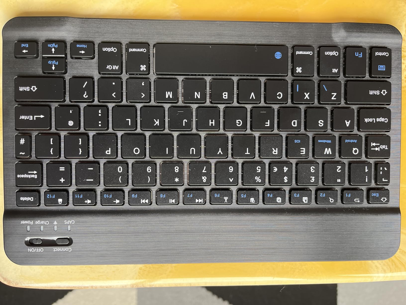 LAMA Custodia Tastiera iPad 10,2 10,5 Pollici con Mouse Nero