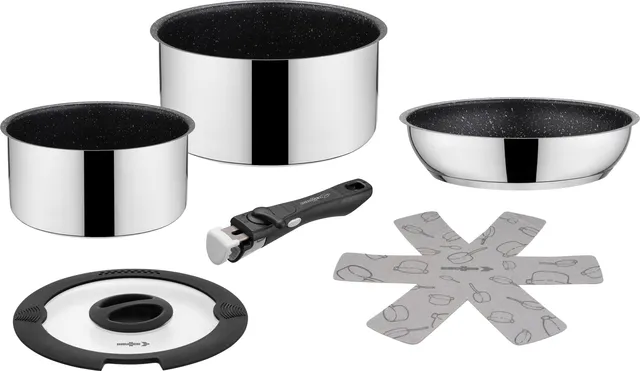 Brunner Academy Mini set pentole inox 3 pezzi per gas