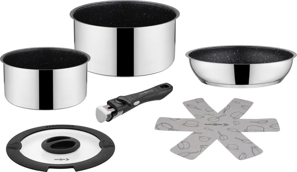 Brunner Academy Mini set pentole inox 3 pezzi per gas
