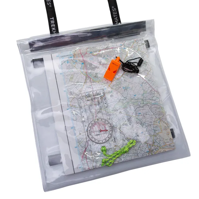 Trekmates Dry Map Case Set portacartine impermeabile trasparente