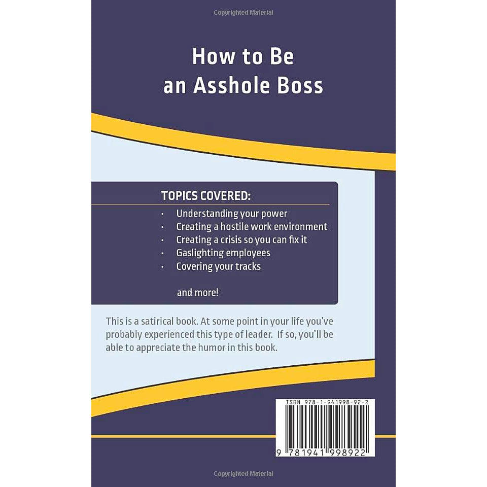 Readyman How to Be an A--hole Boss libro gag