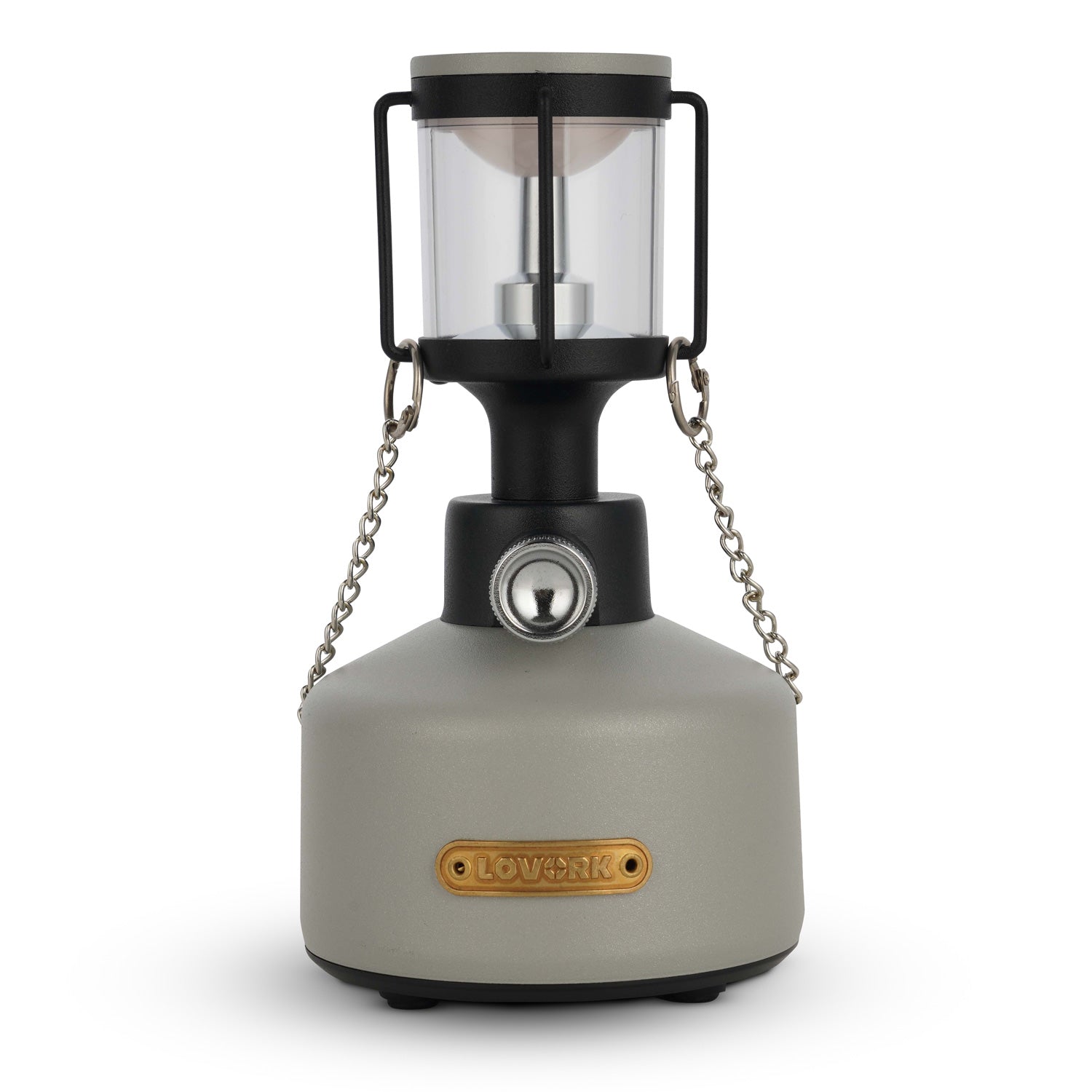 Lovork Mistral lanterna LED nera 50 ore soffio
