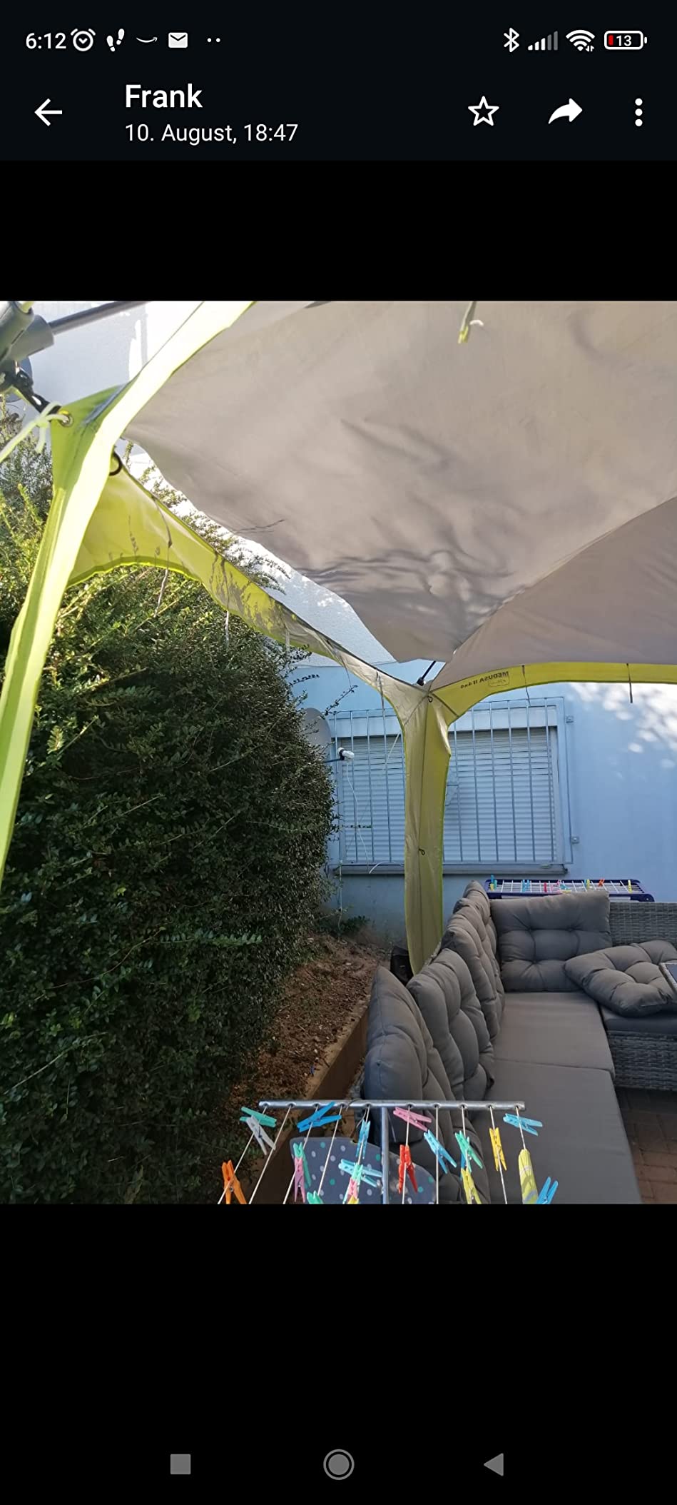 Brunner Medusa II Gazebo 4x4 con pareti UPF 50+