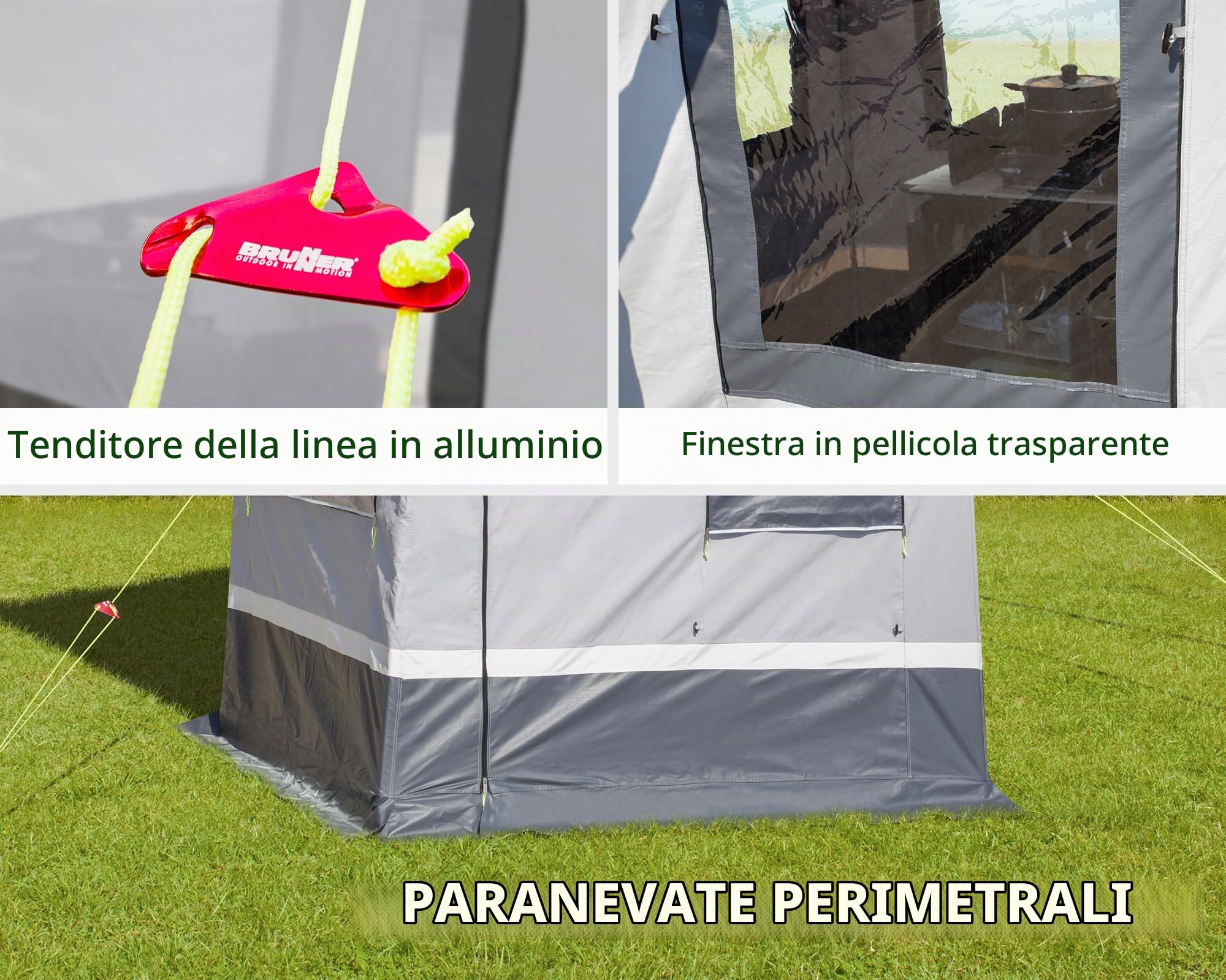 Brunner Coriander 200x200 tenda cucina in PVC