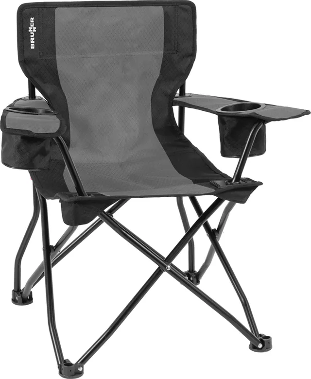 Brunner 0404038N.C20 sedia pieghevole campeggio grigio braccioli 102 kg