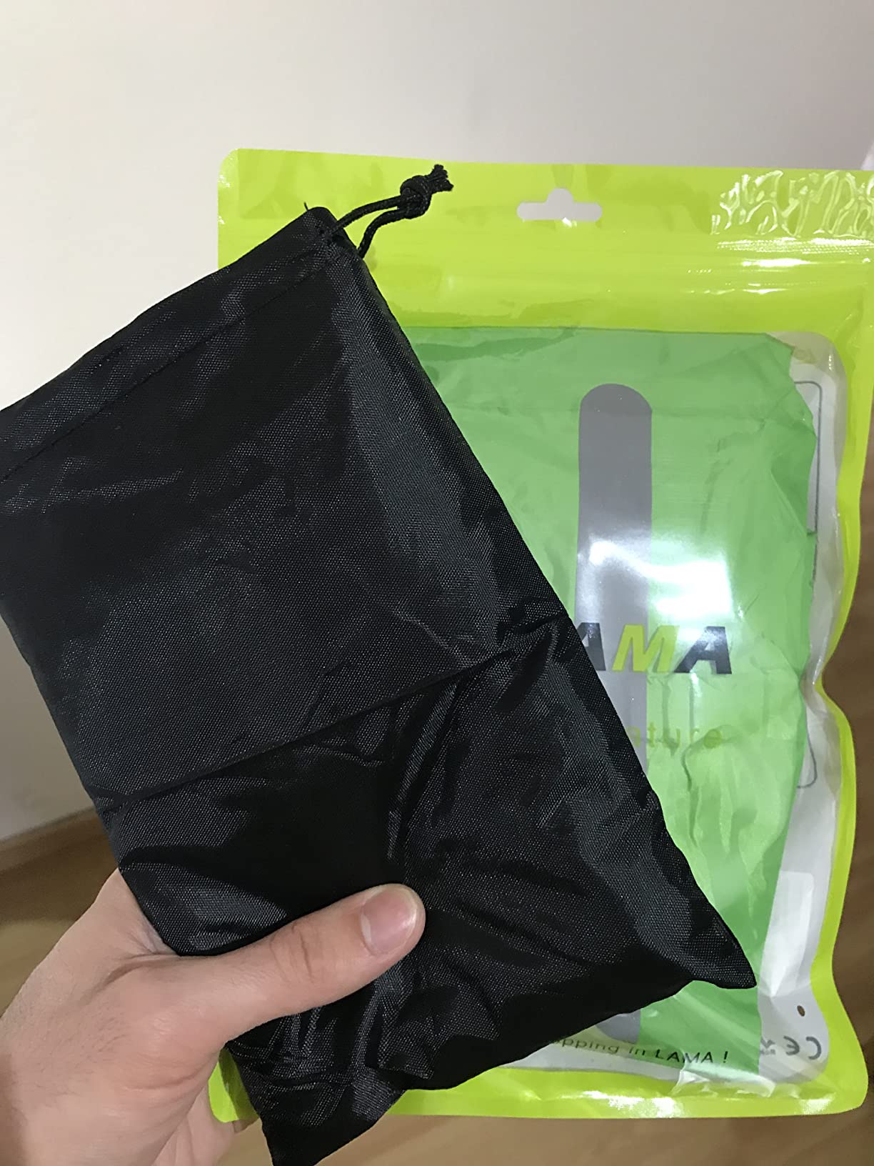 LAMA coprizaino antipioggia M nero impermeabile