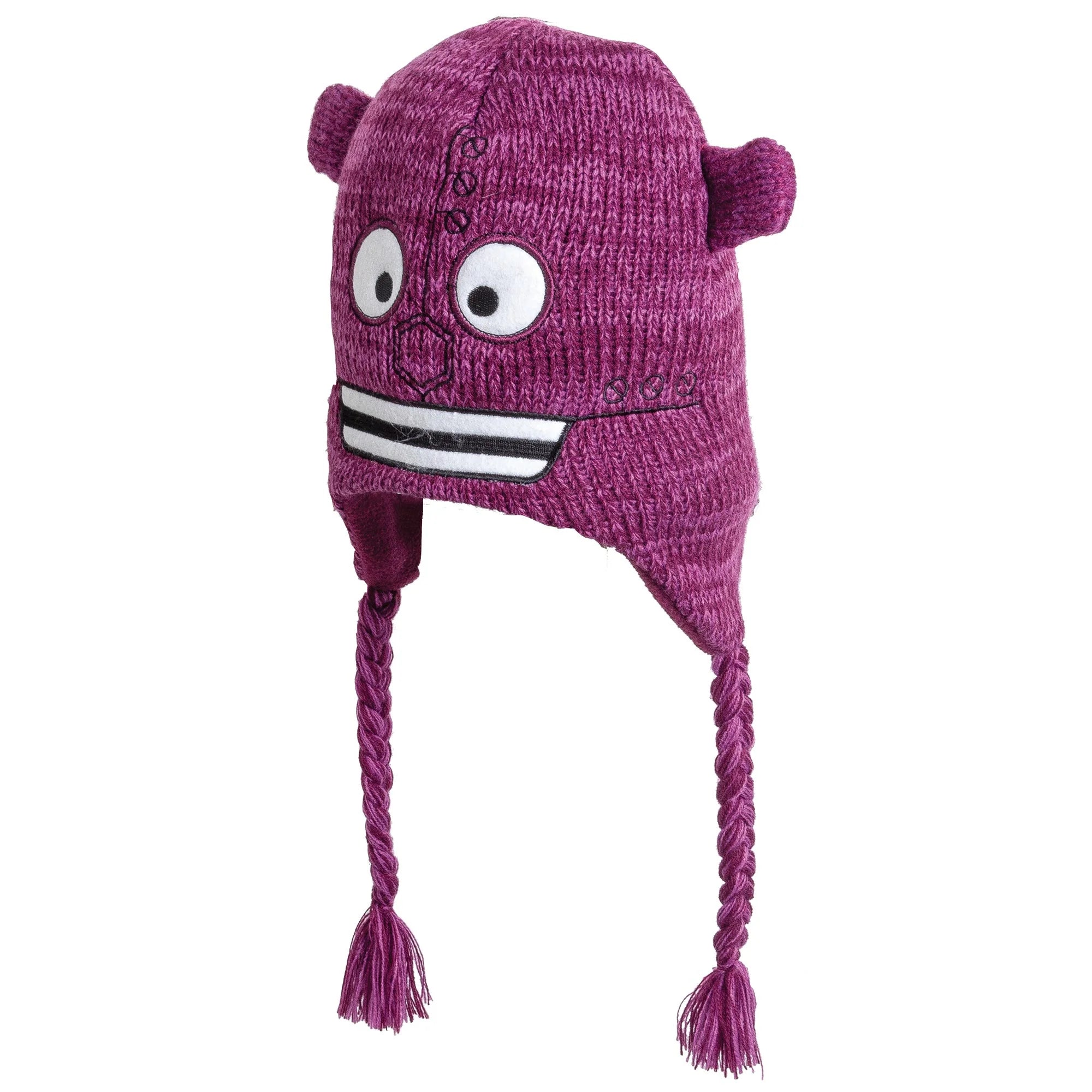 Highlander Survival Robot cappello bambino viola paraorecchie pile