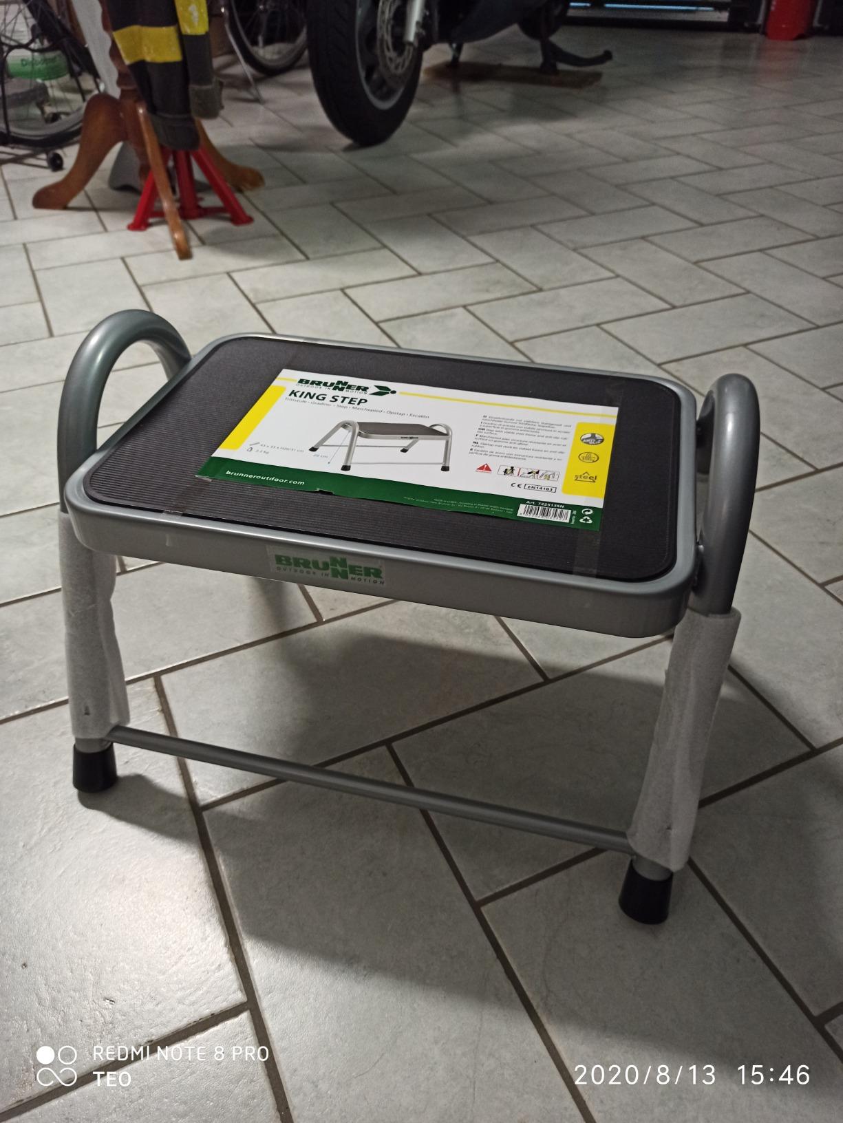 Brunner King Step Gradino Camper Acciaio 150 kg