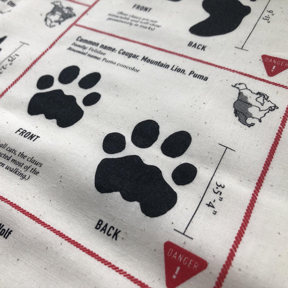 Readyman Animal Tracker bandana cotone 56x56 cm