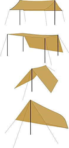 Brunner Sunny UV telo vela parasole 3x3 m anti UV
