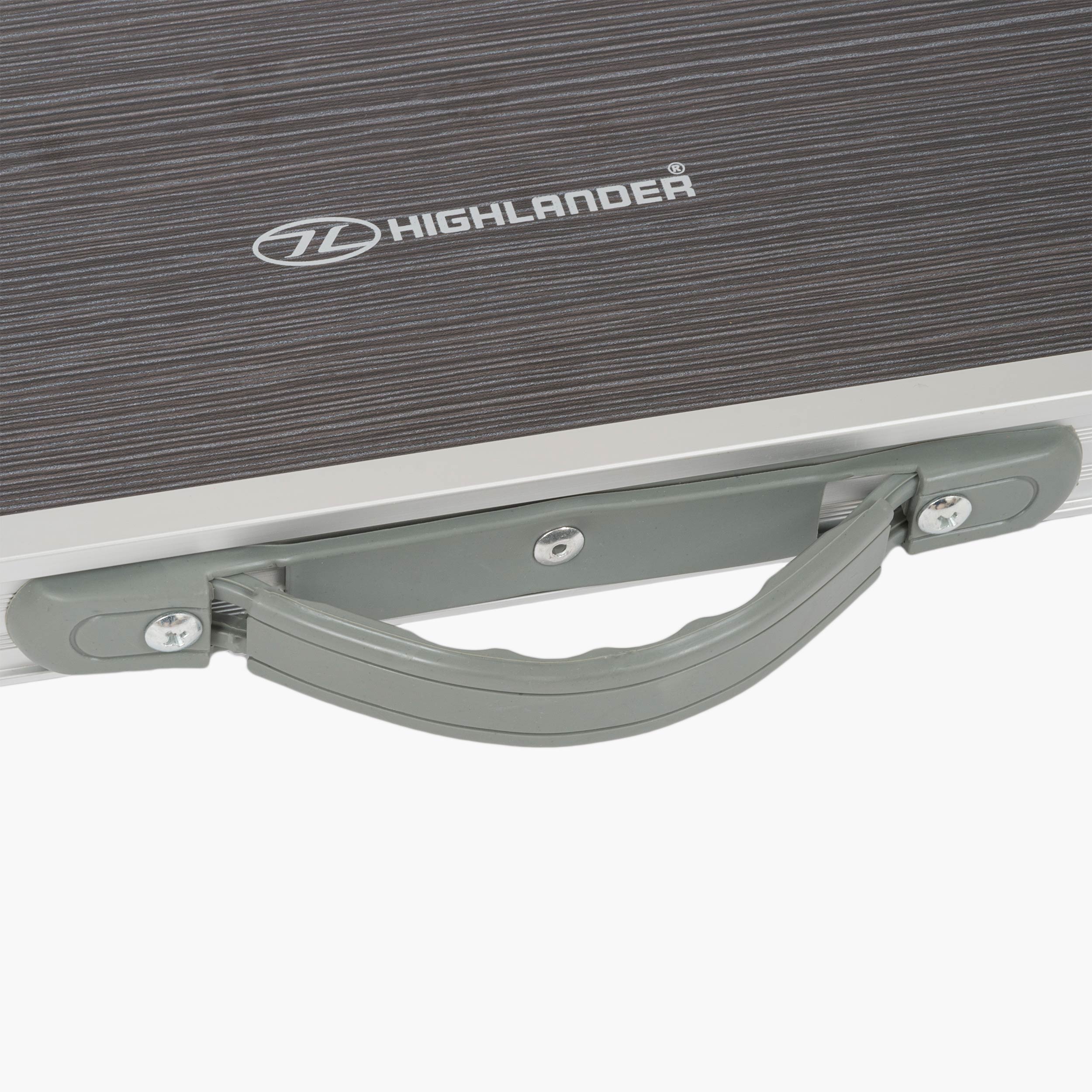 Highlander Compact tavolo campeggio pieghevole singolo alluminio
