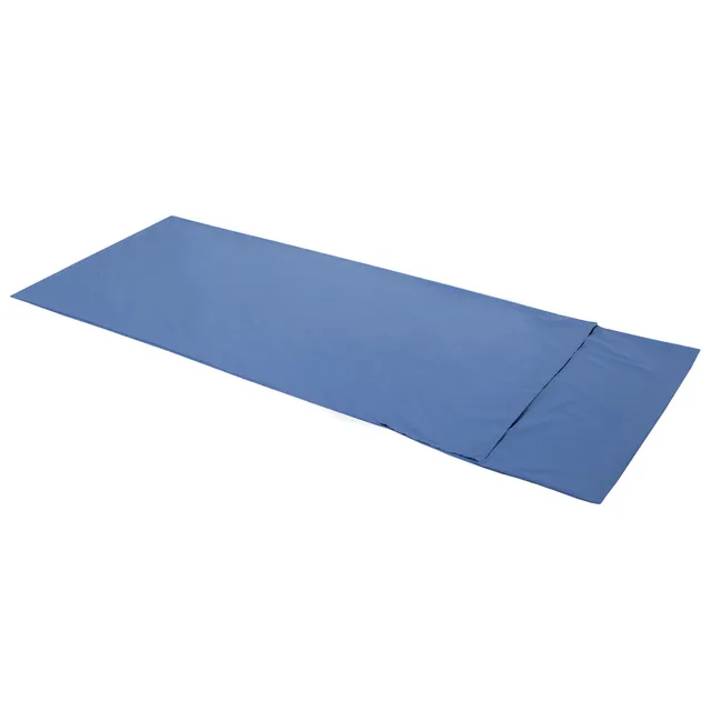 Trekmates Hotelier Lenzuolo Sacco a Pelo Cotone Blu Moonlight