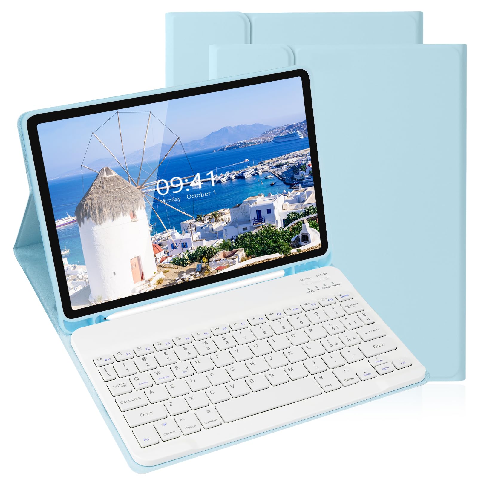 LAMA 10,9 11 custodia tastiera iPad QWERTY italiana wireless