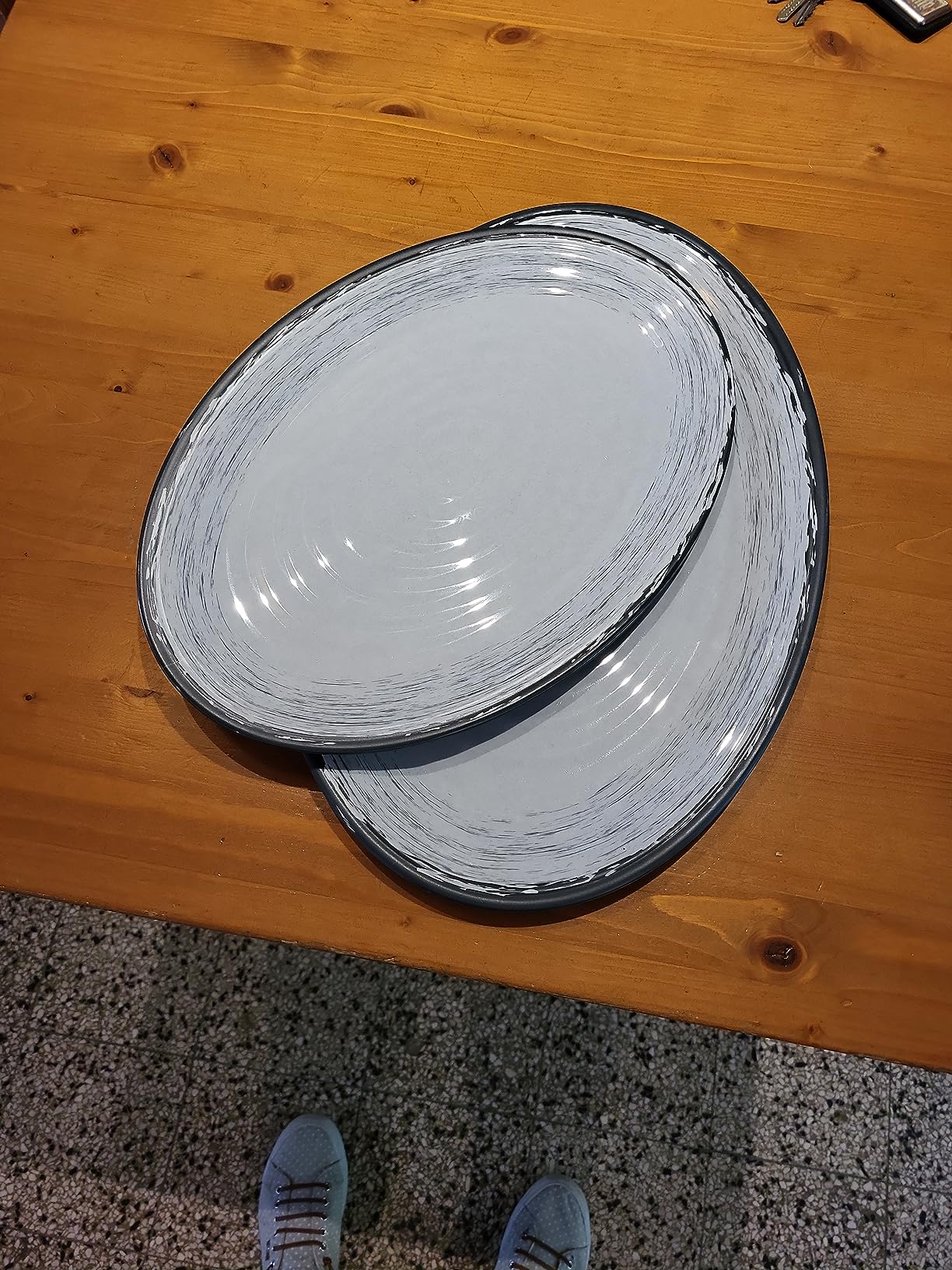 Brunner Granada Serving Board set piatti ovali 2 pezzi nero