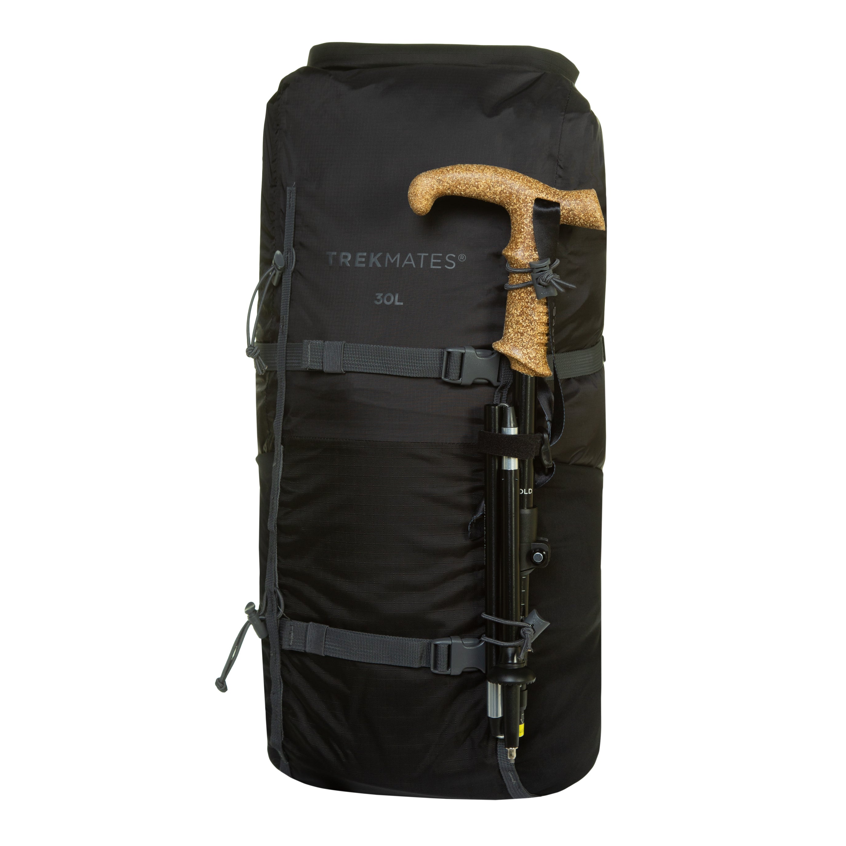Trekmates Wanderer Fold Pole bastone trekking nero pieghevole