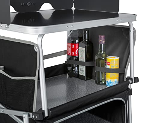 Brunner Kitchenette mobile cucina campeggio nero pieghevole
