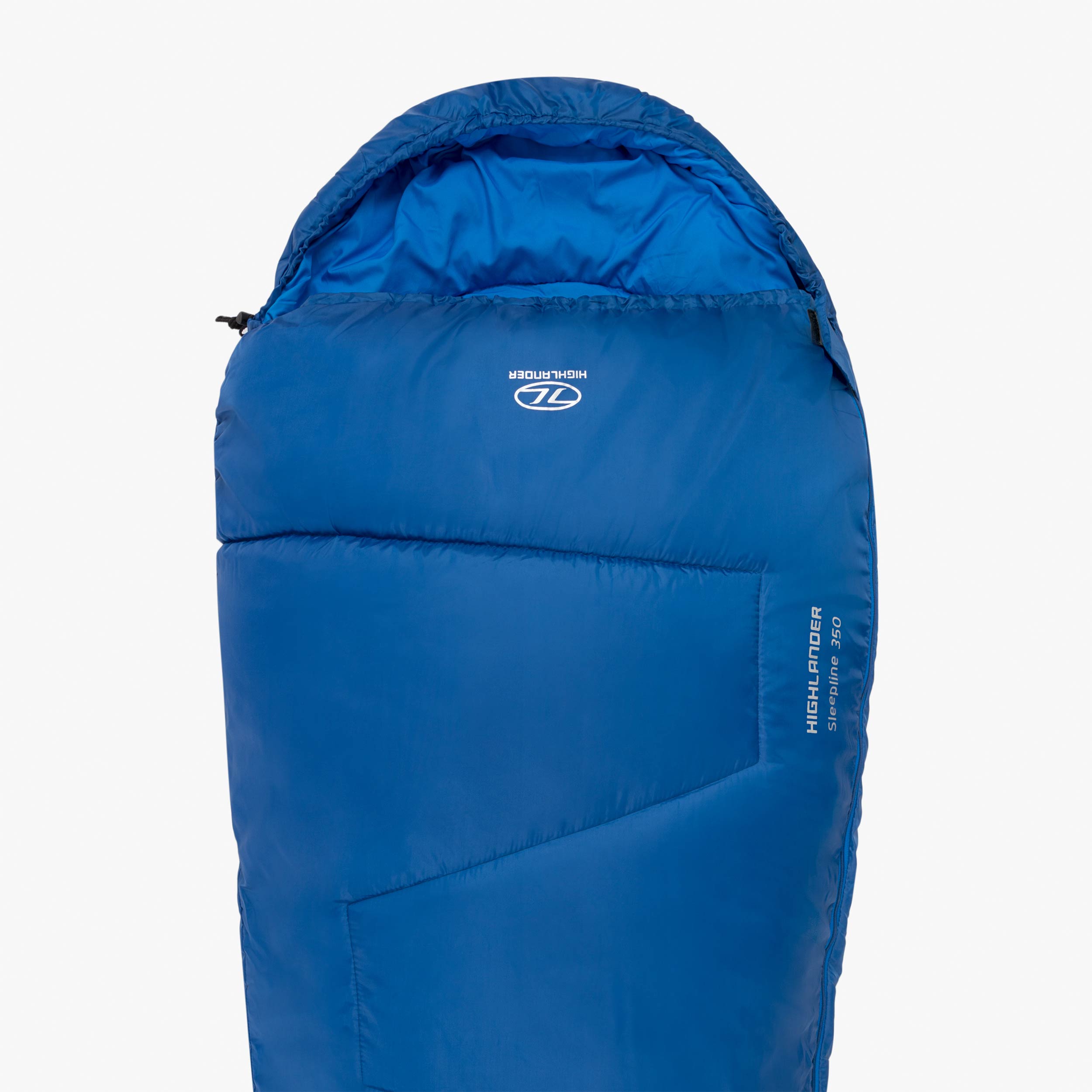 Highlander Sleepline 350 sacco a pelo mummia blu 2-3 stagioni