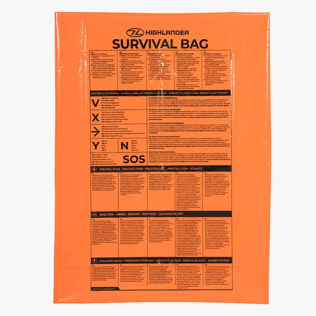Highlander Bivvy Bag Extra Large sacco bivacco arancione 2 posti