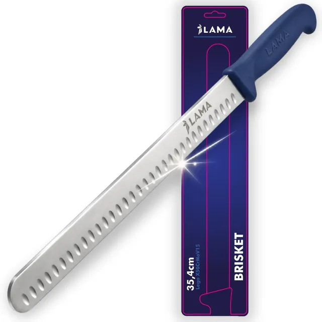 LAMA Brisket 35,4 cm coltello alveolato acciaio