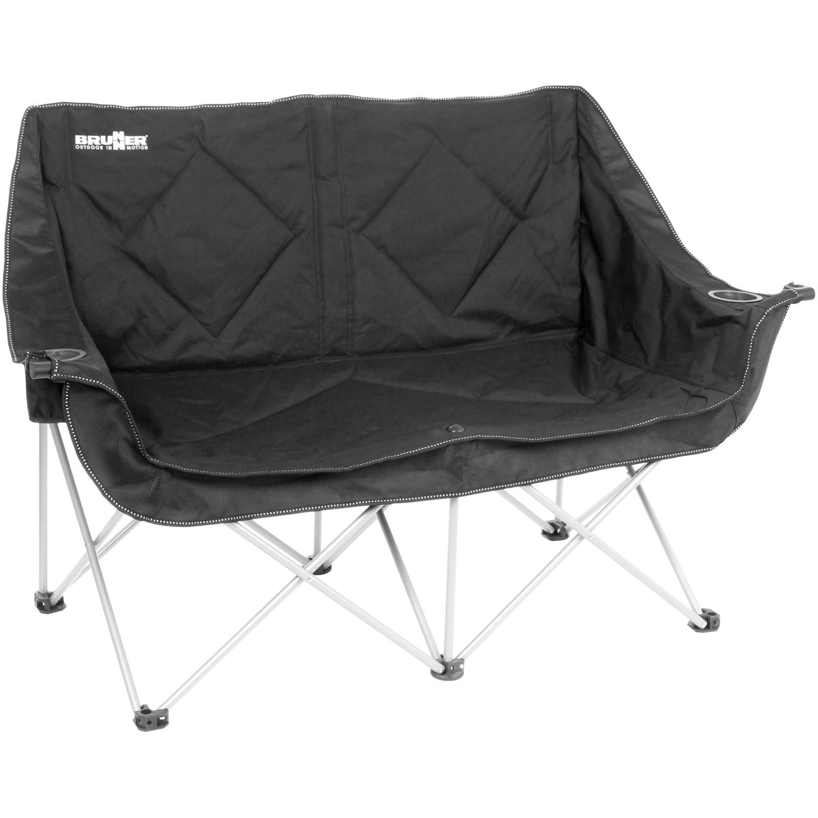Brunner Action Sofa Comfort Divanetto Nero pieghevole