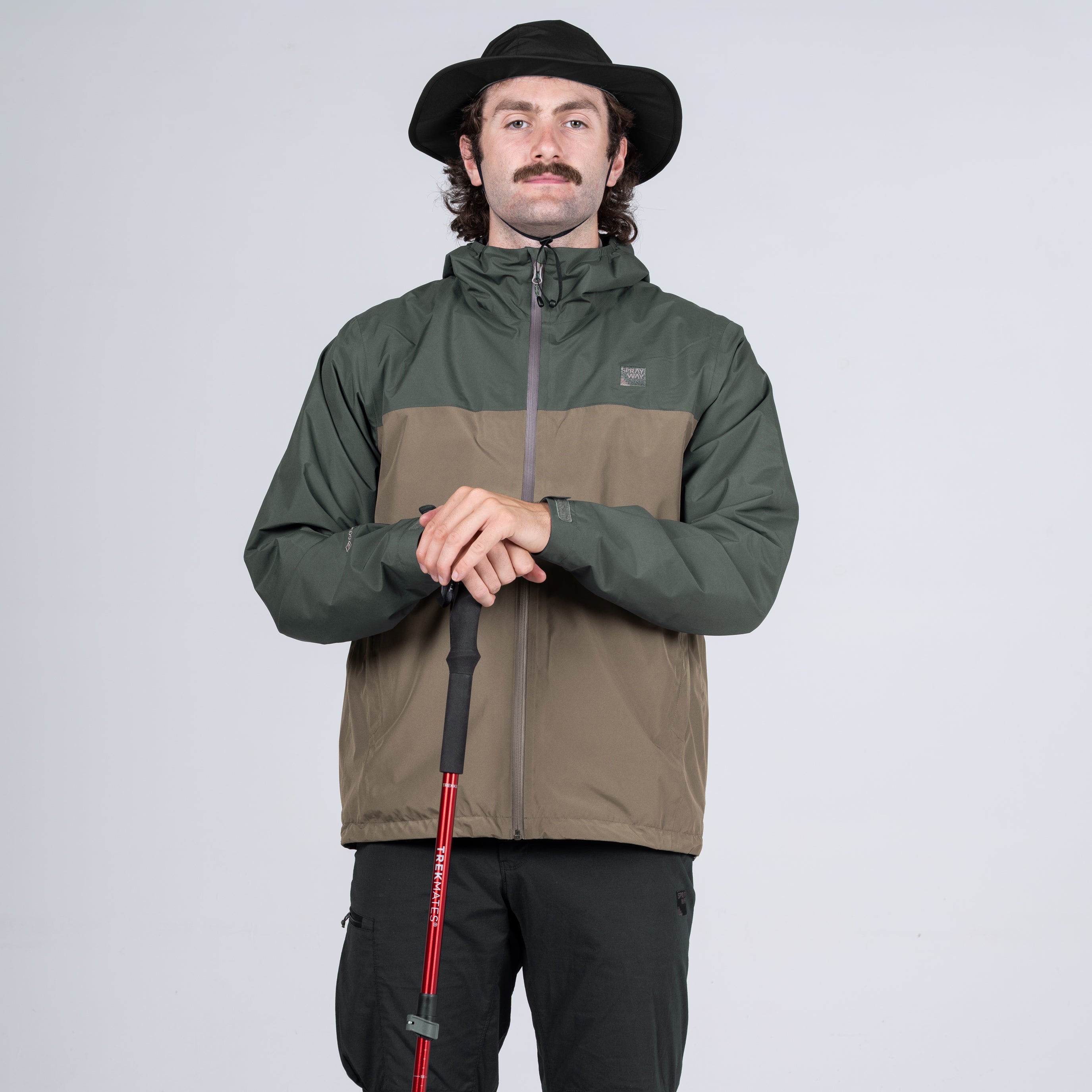 Trekmates Crookstone GTX cappello impermeabile nero Gore-Tex