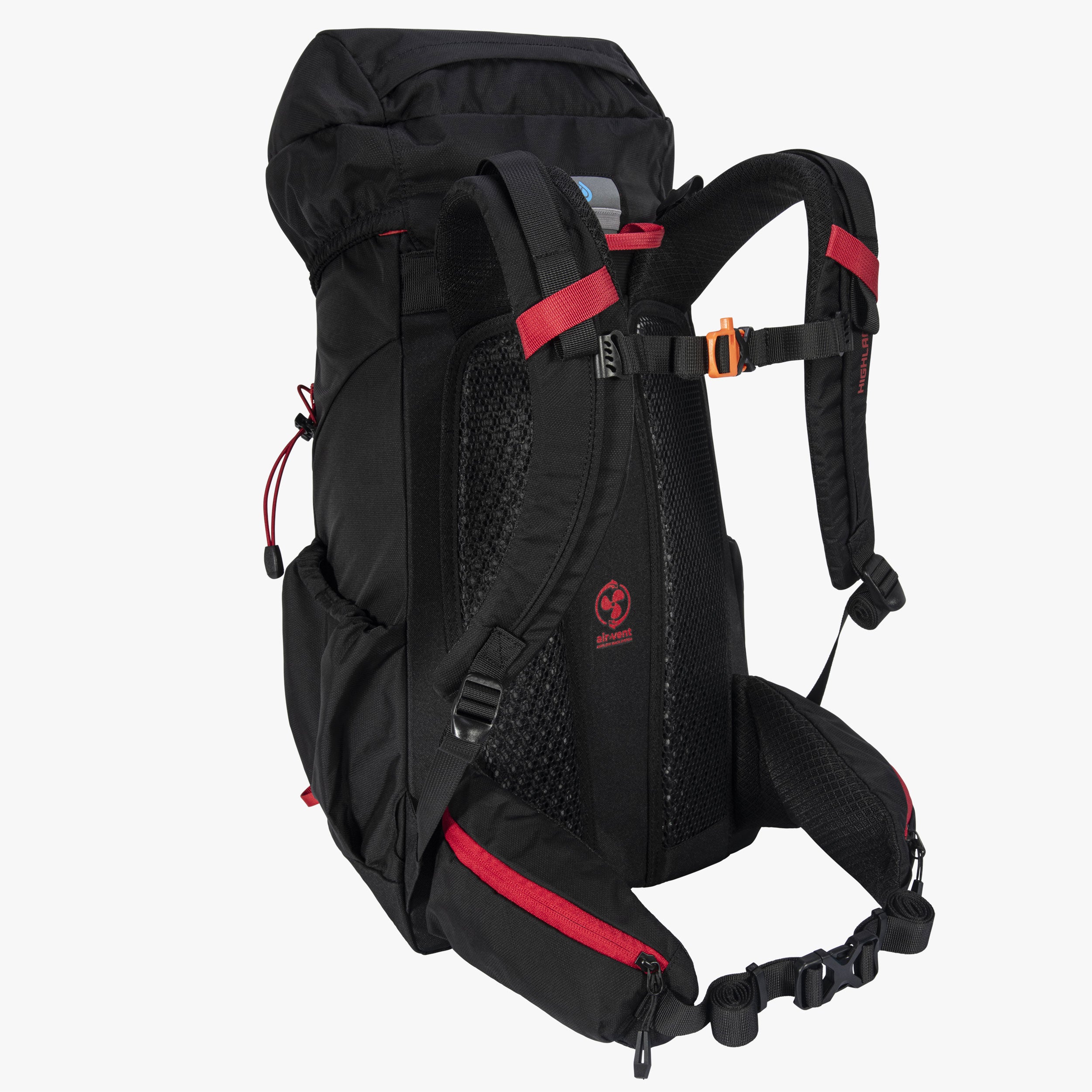 Highlander Ivar 30L zaino trekking leggero nero