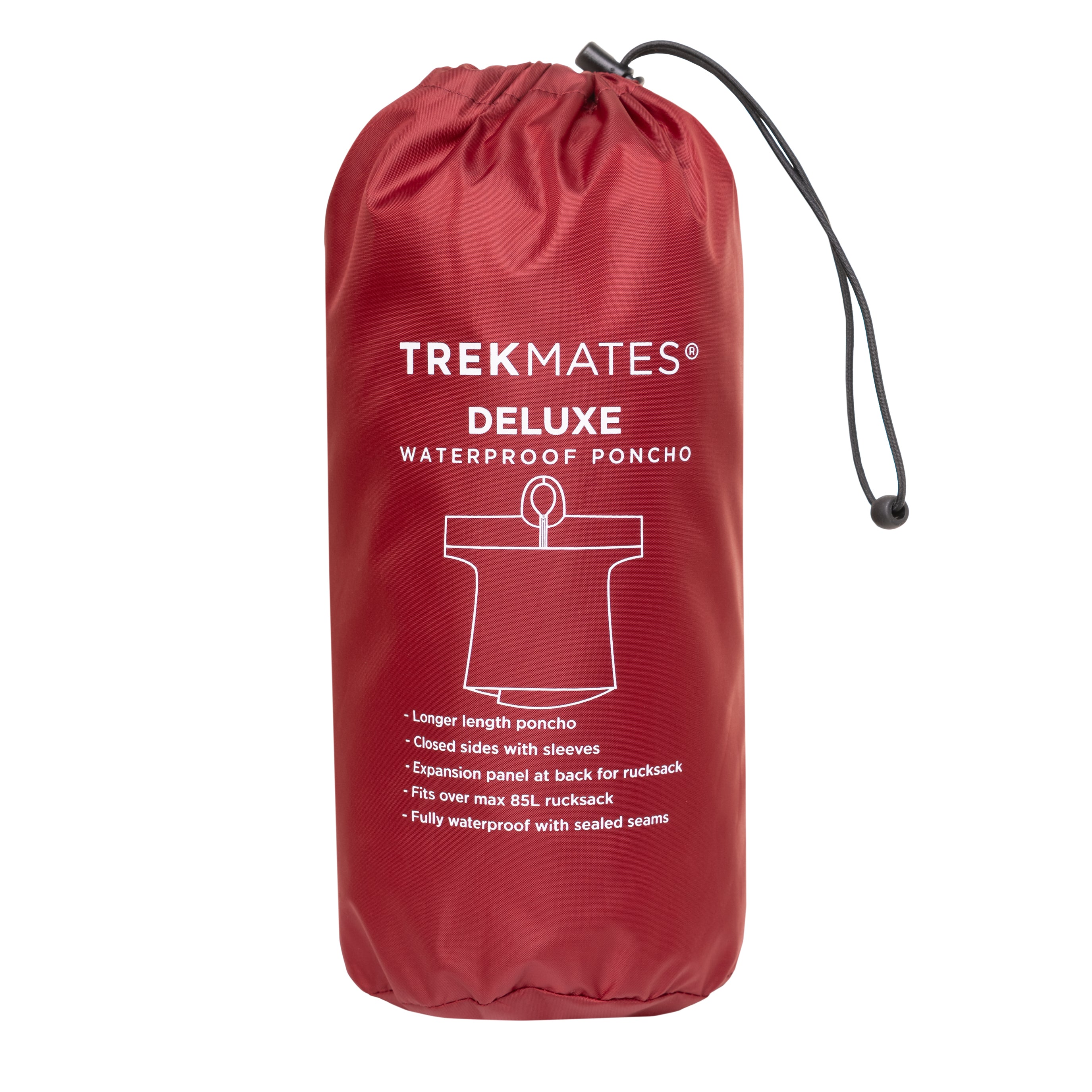 Trekmates Deluxe Full Zip Poncho poncho blu navy impermeabile