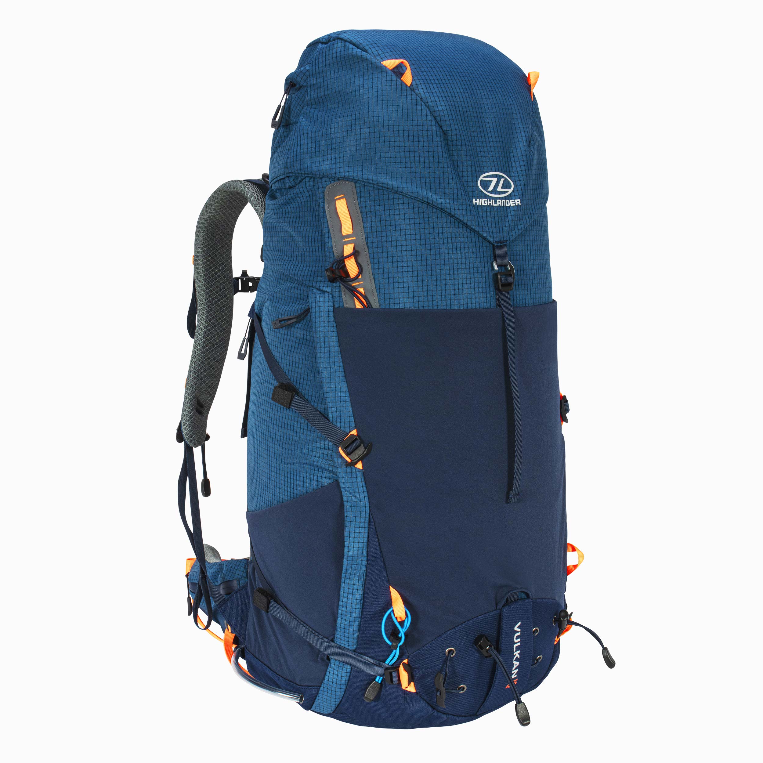 Highlander Vulkan Mountain zaino 45L con coprizaino invernale