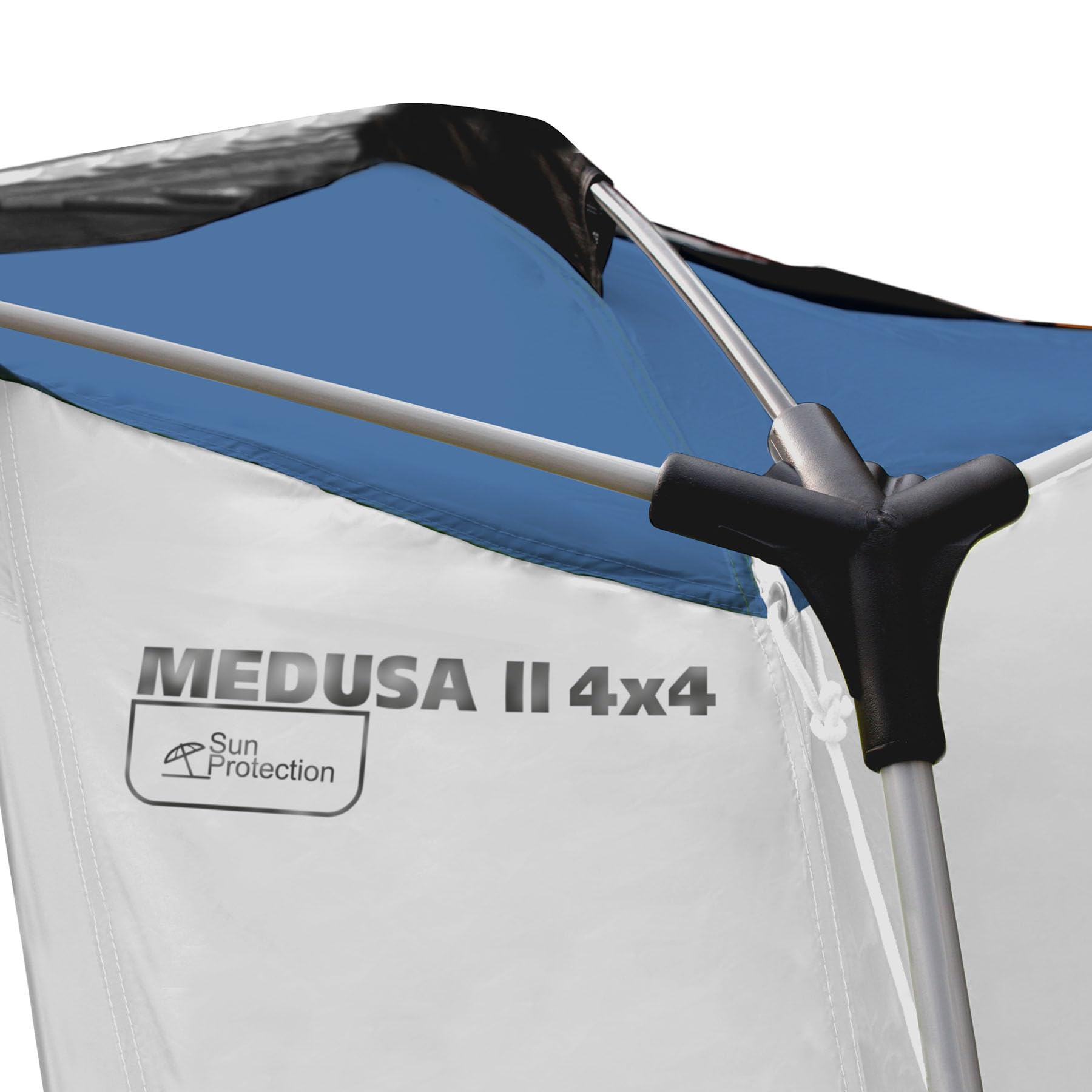 Brunner Medusa II Gazebo 4x4 Poliestere UPF 50+ Blu Verde