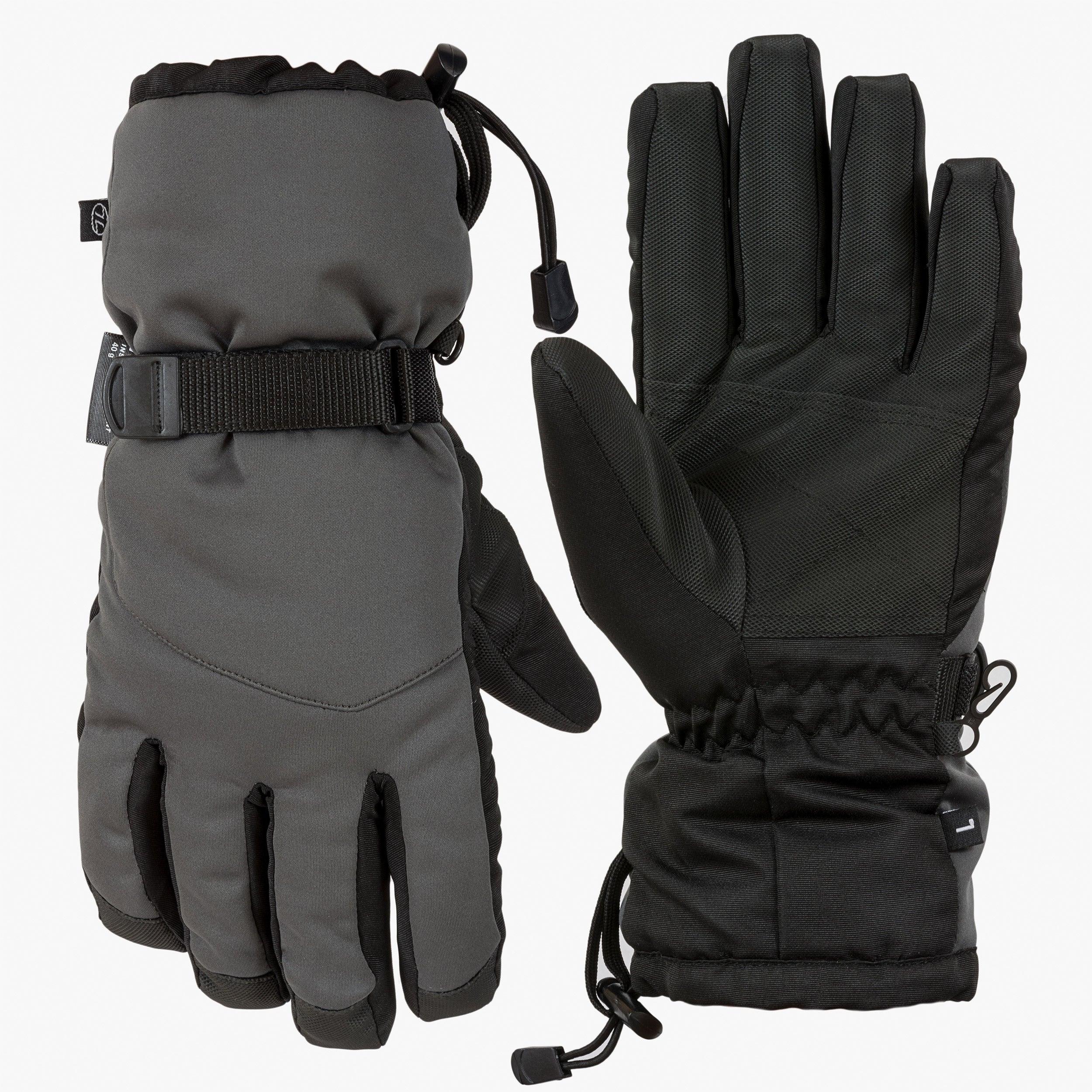 Highlander Mountain guanti termici charcoal antivento