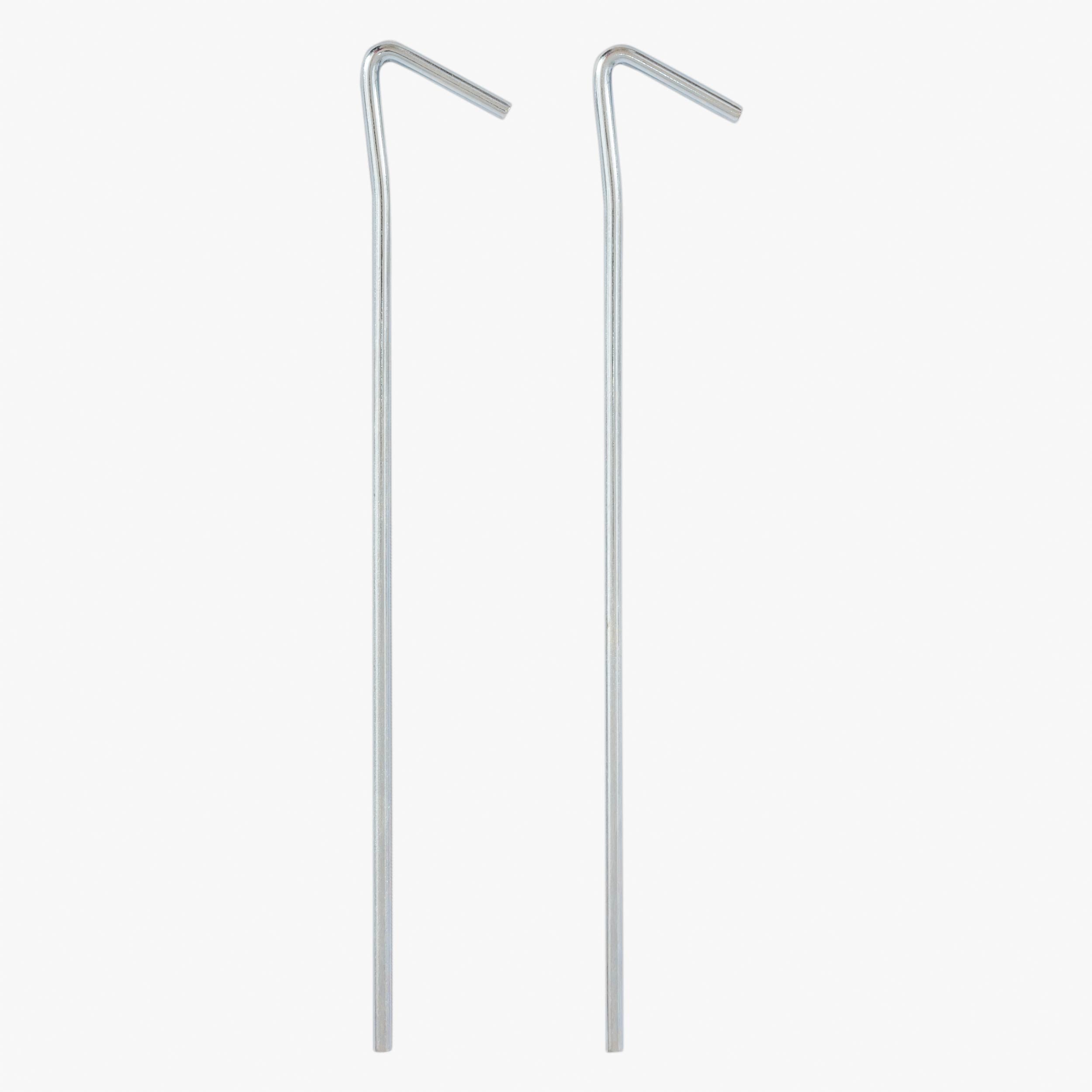 Highlander Picchetti Tenda Acciaio 24cm 10 Pezzi