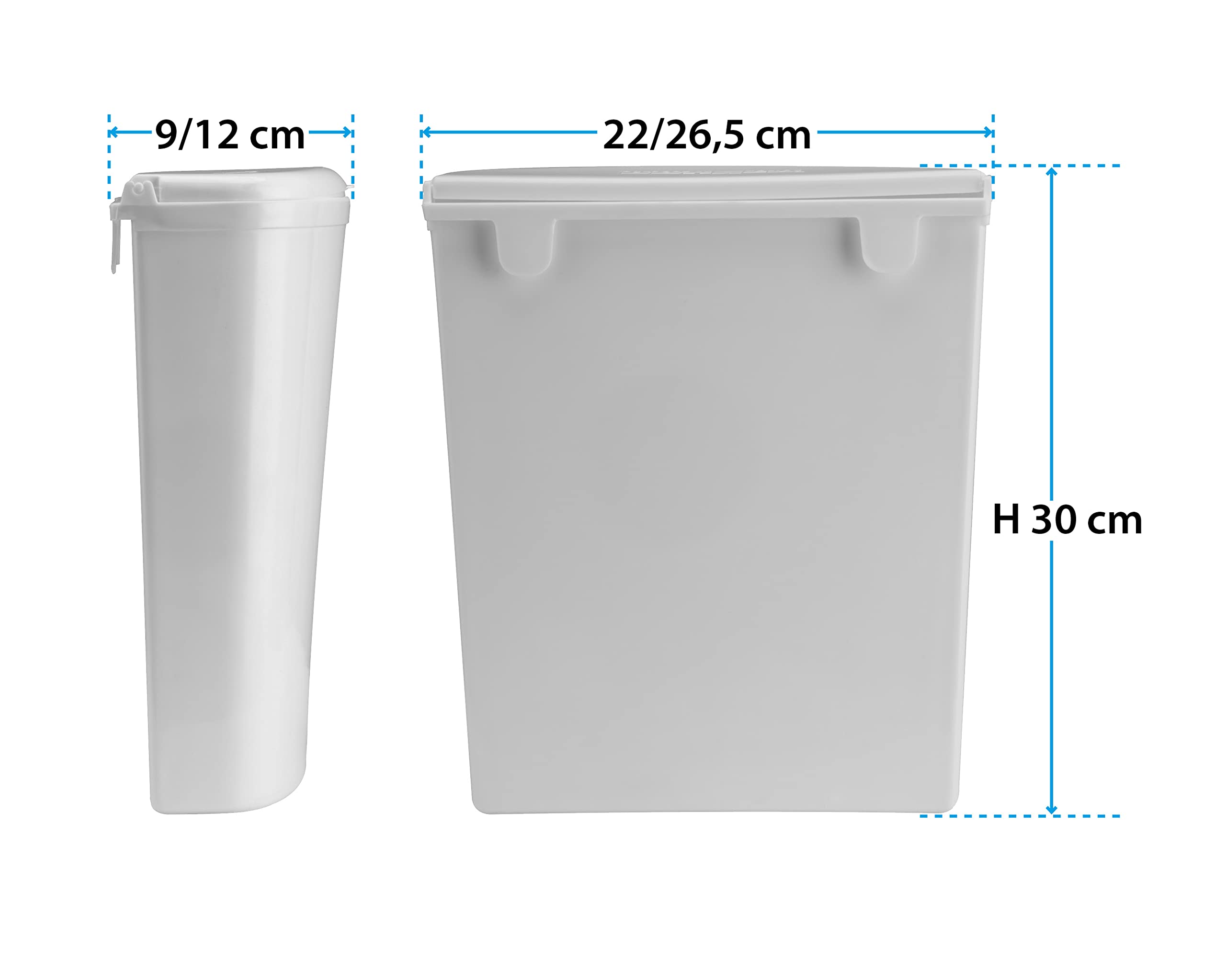 Brunner Pillar 7427021N pattumiera 5,5 litri grigio
