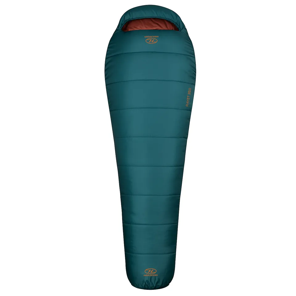 Highlander Rayet 350 sacco a pelo mummia verde pino