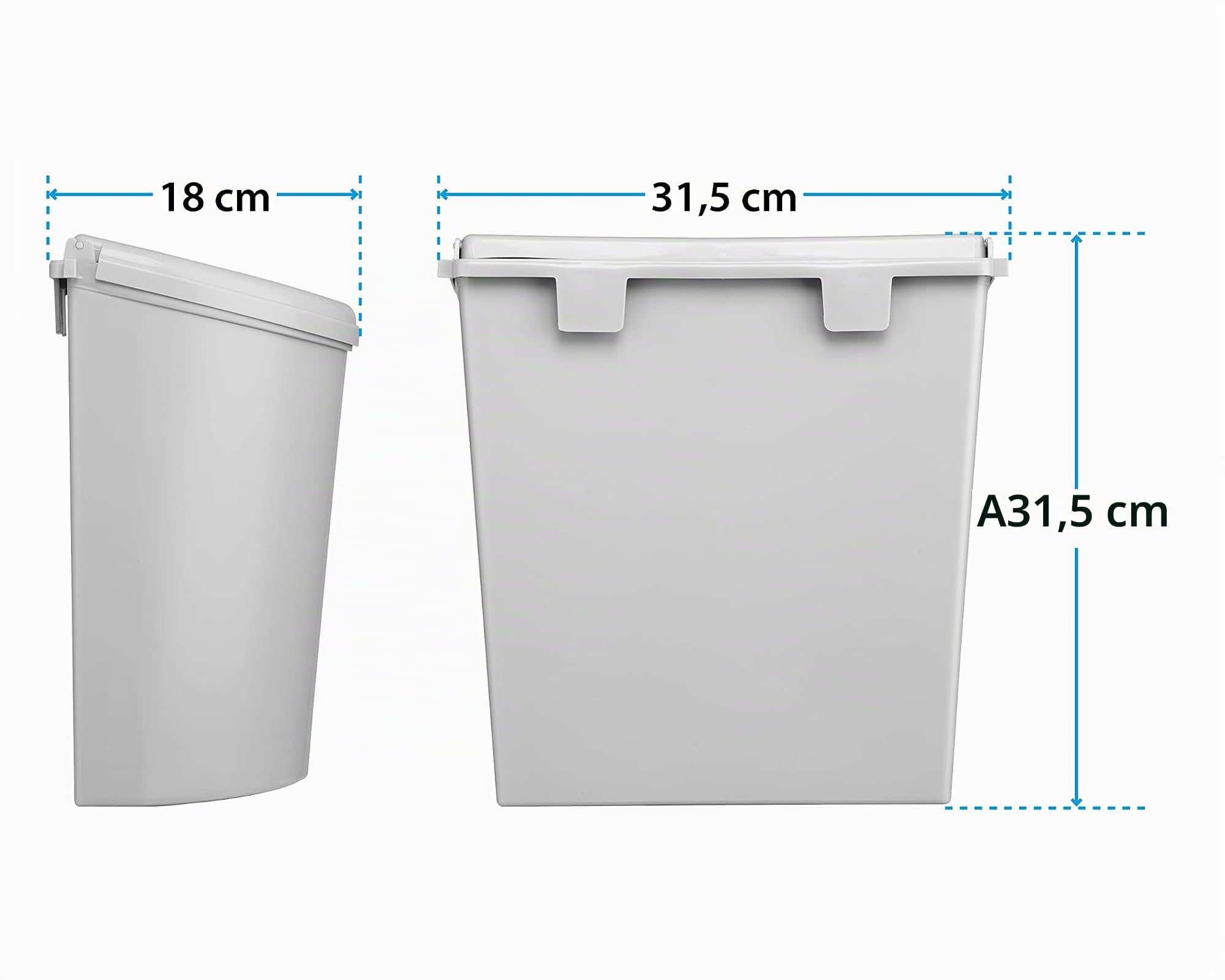 Brunner Pillar XL pattumiera campeggio 10 litri con coperchio