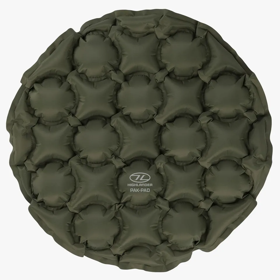Highlander Pak Pad seduta gonfiabile trekking verde oliva