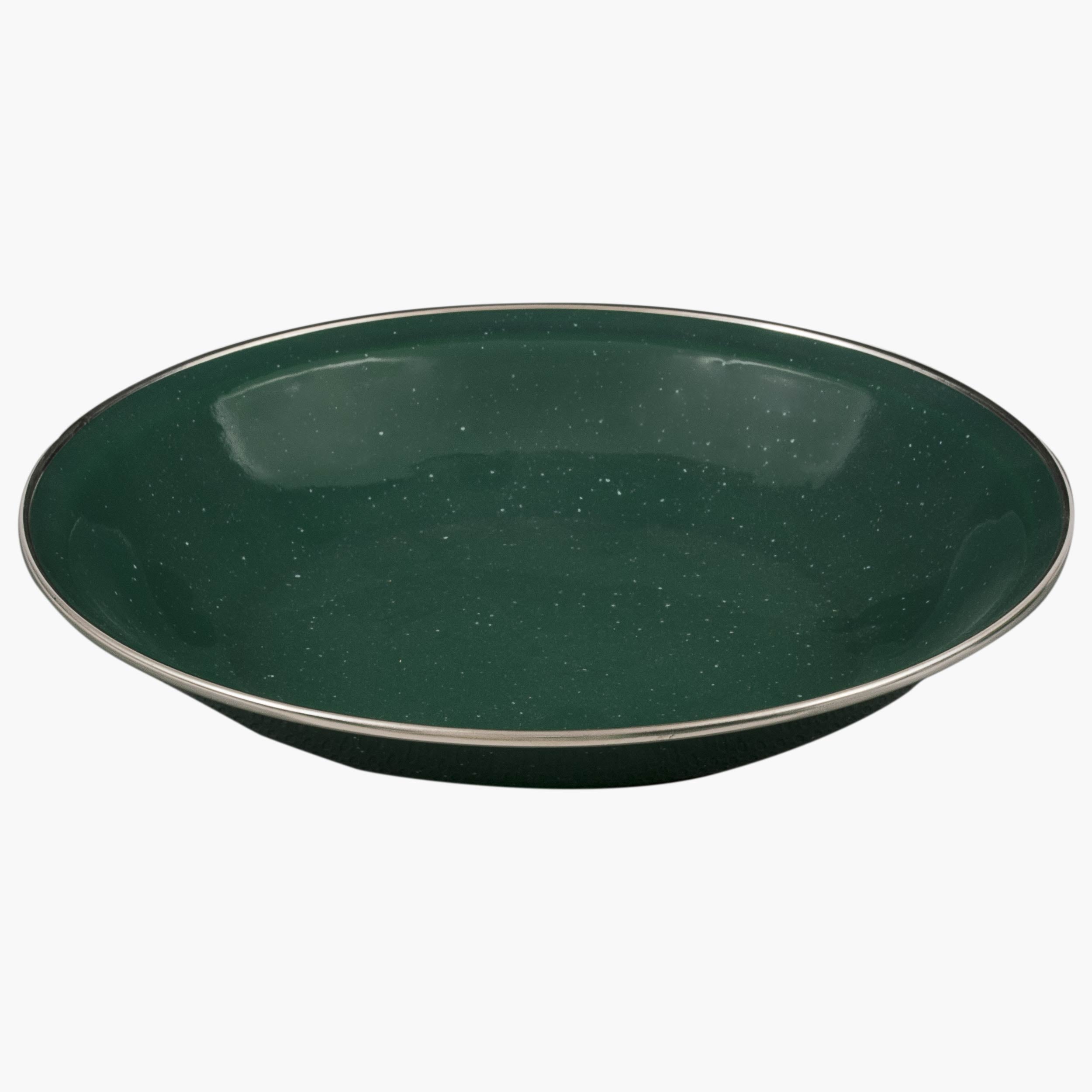 Highlander Deluxe Enamel piatto fondo smaltato vintage