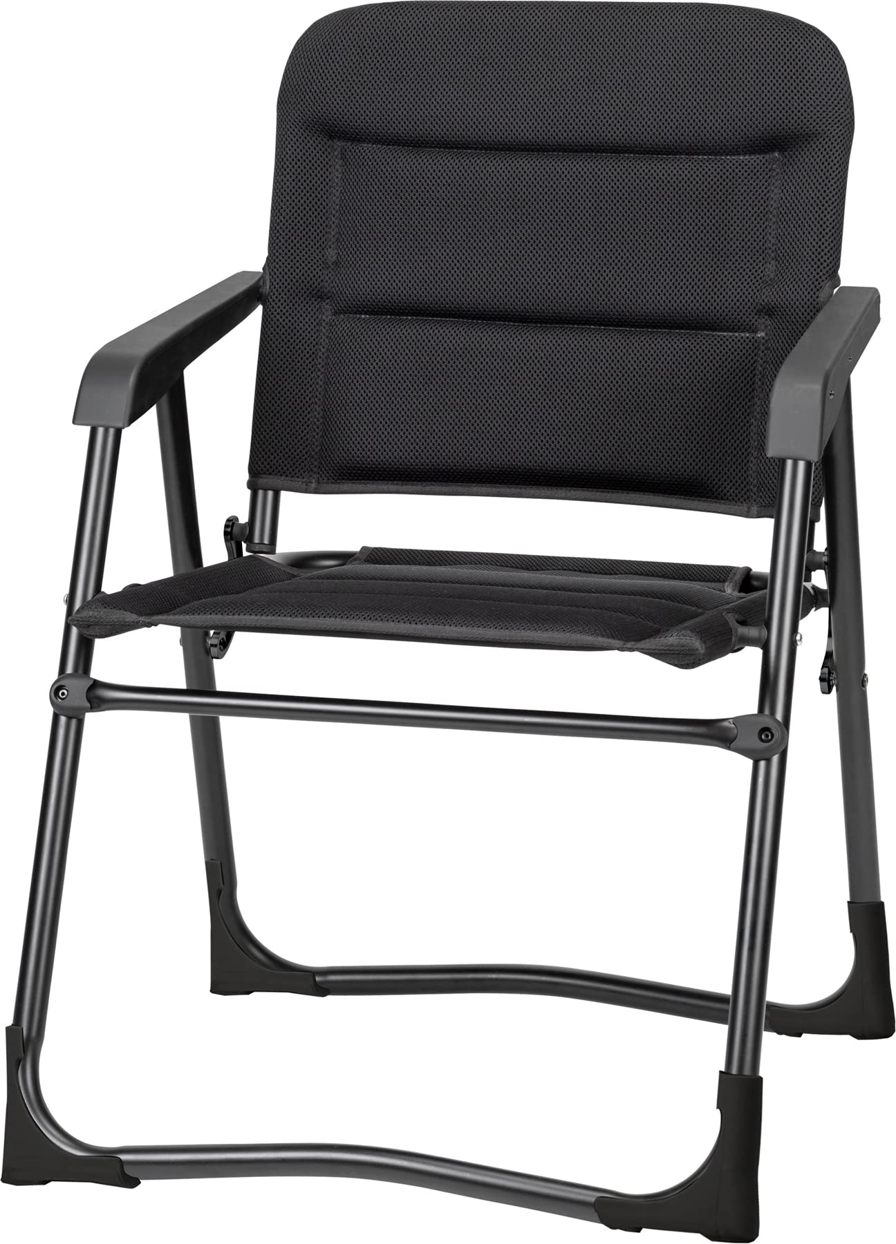 Brunner Araval Vanchair 0404077N.C09 sedia nera alluminio