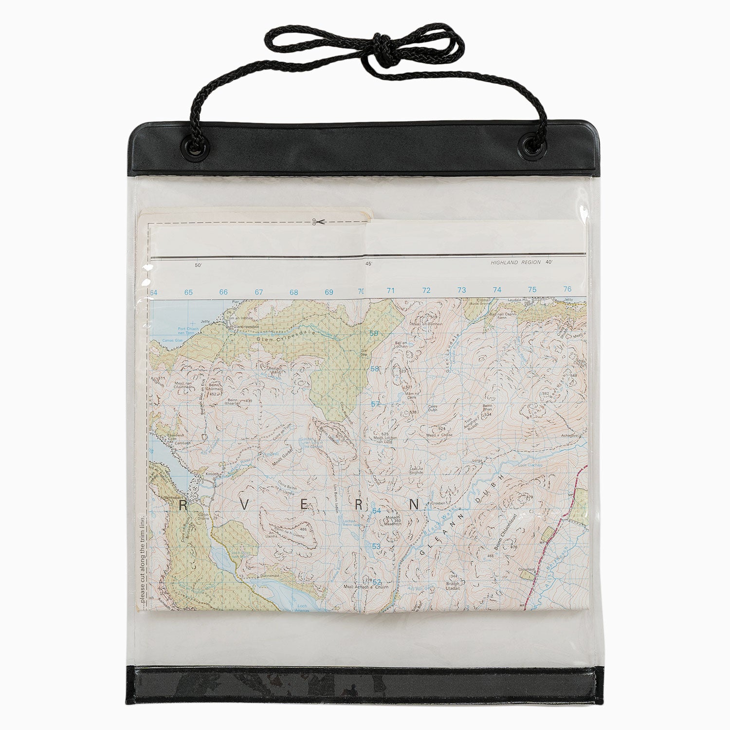 Highlander Survival Scout portacartine trasparente con tracolla