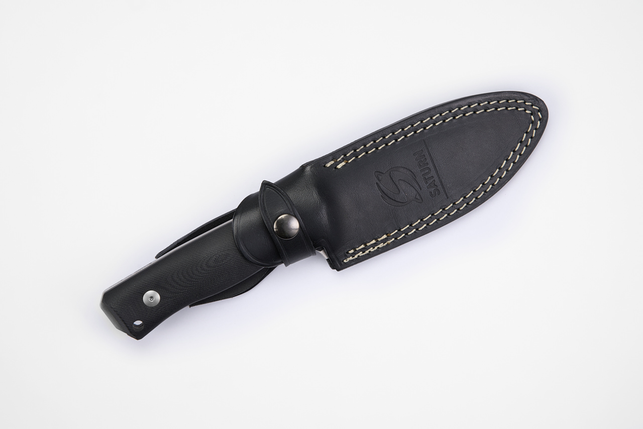 Saturn Knives Mimas Black coltello nero compatto