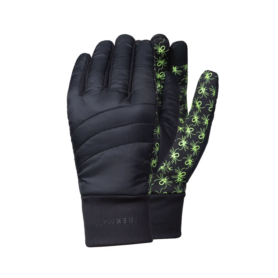 Trekmates Stretch Grip Hybrid Glove JNR guanti junior neri