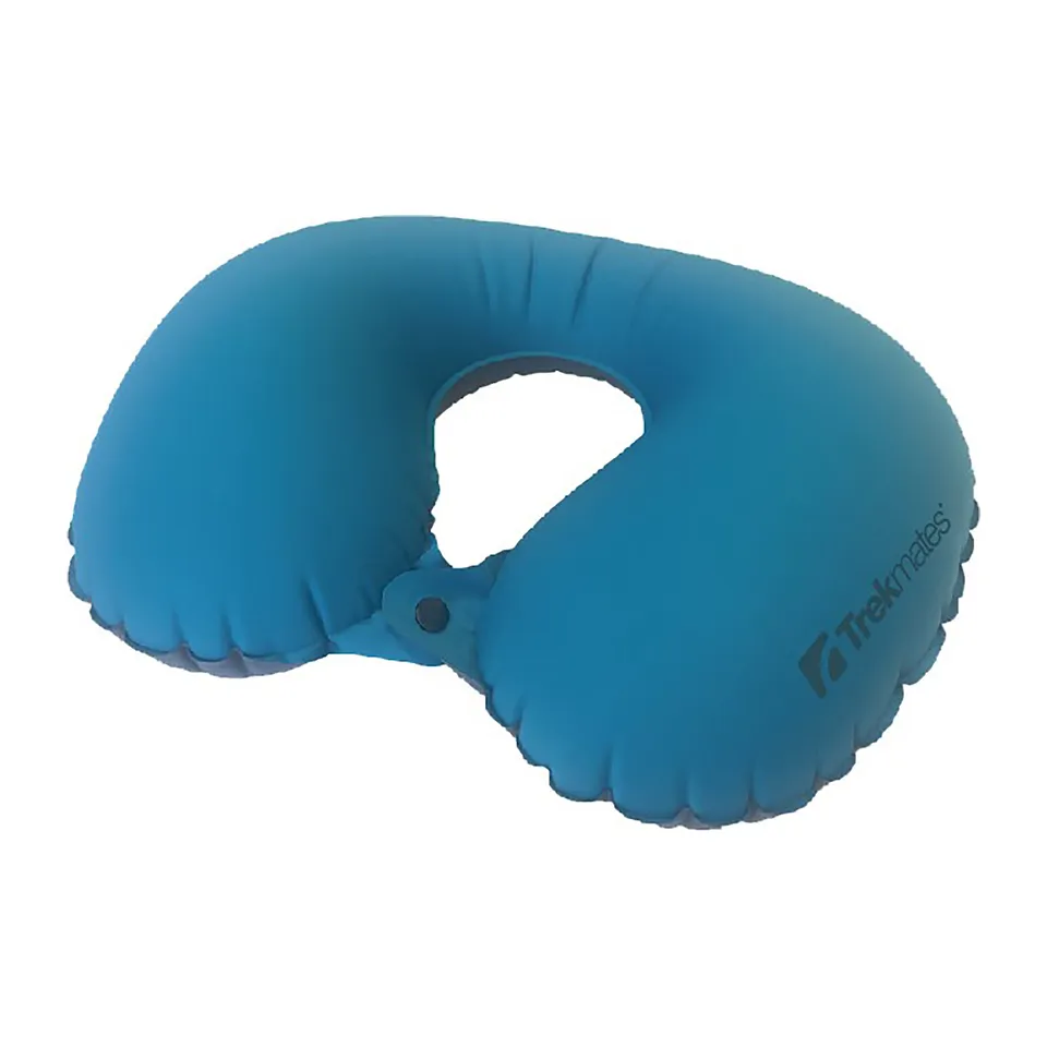 Trekmates Air Lite Neck Pillow cuscino gonfiabile teal leggero
