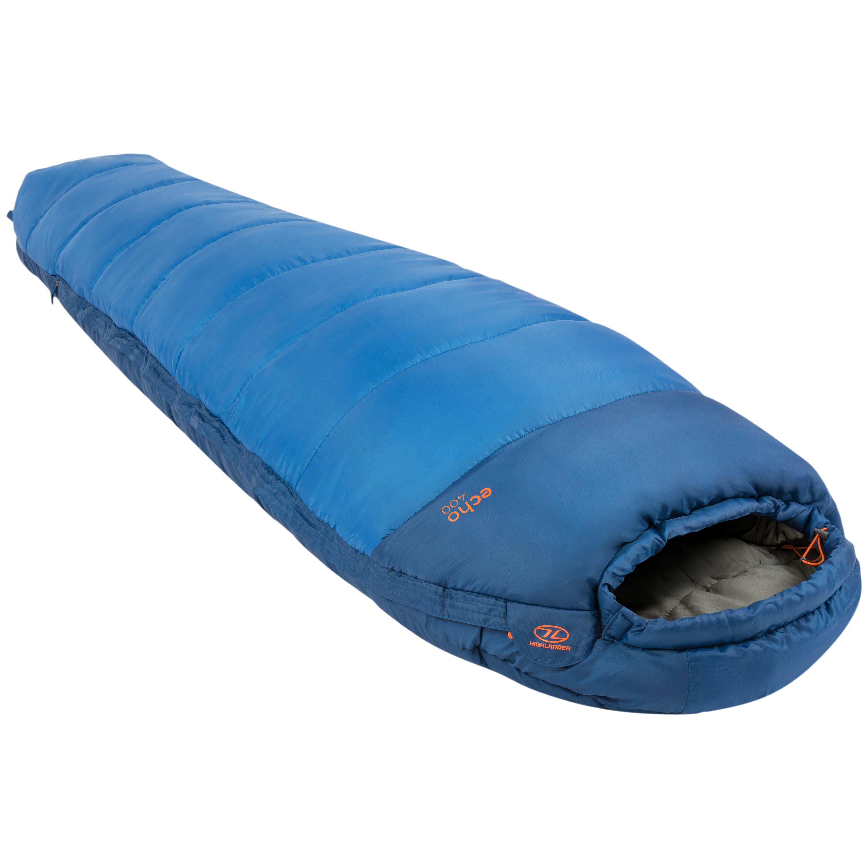 Highlander Echo 400 sacco a pelo mummia blu