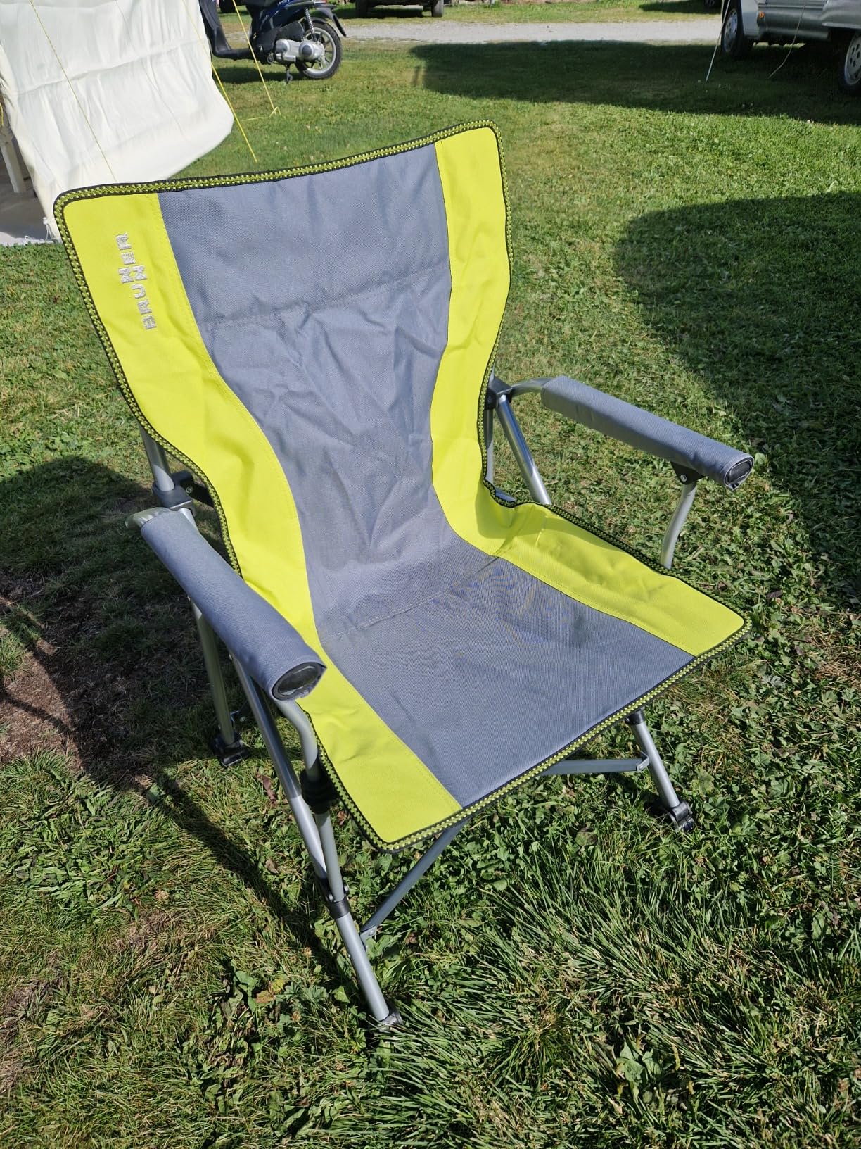 Brunner Raptor Classic sedia campeggio verde grigio 110 kg