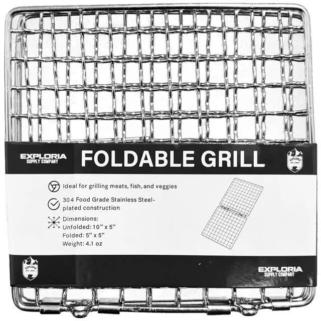 Readyman Foldable Grill griglia campeggio acciaio inox
