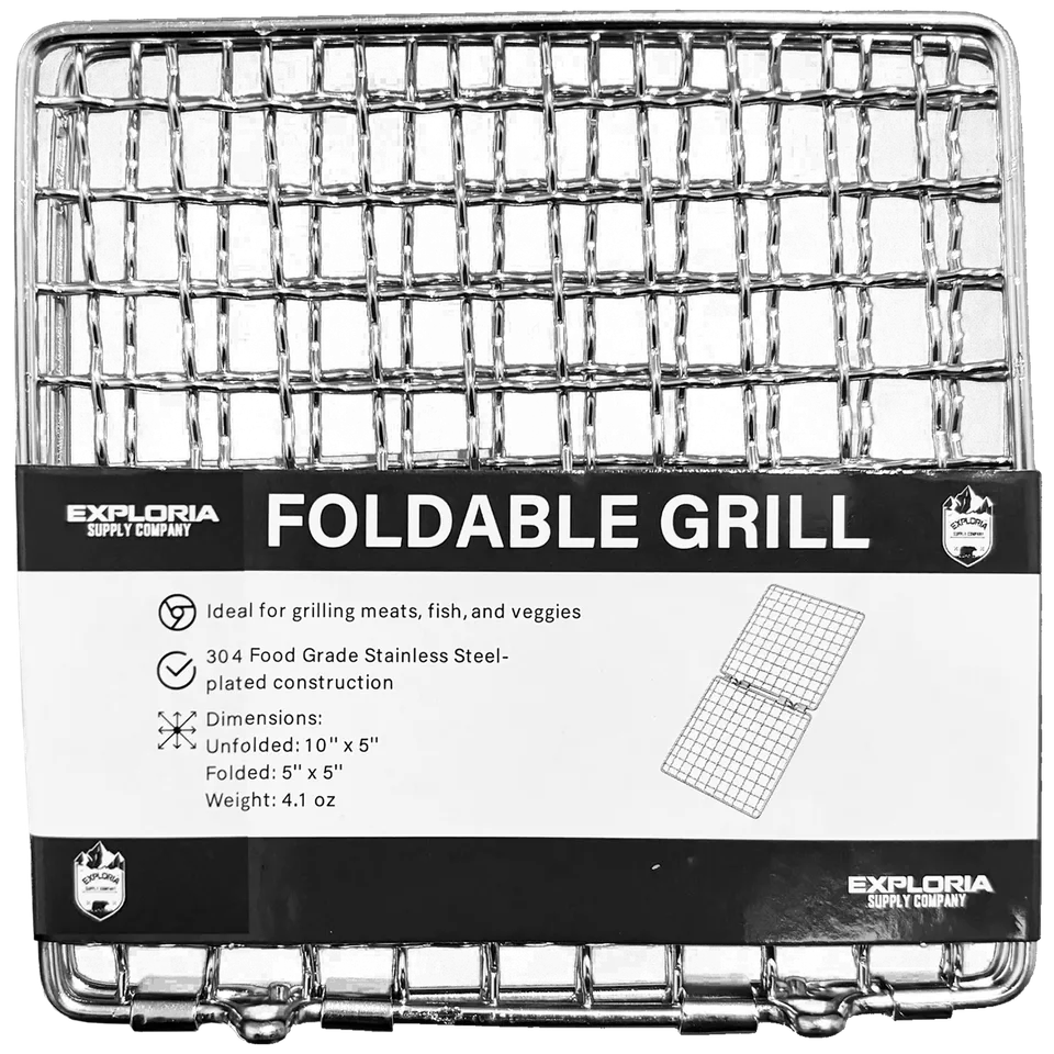 Readyman Foldable Grill griglia campeggio acciaio inox
