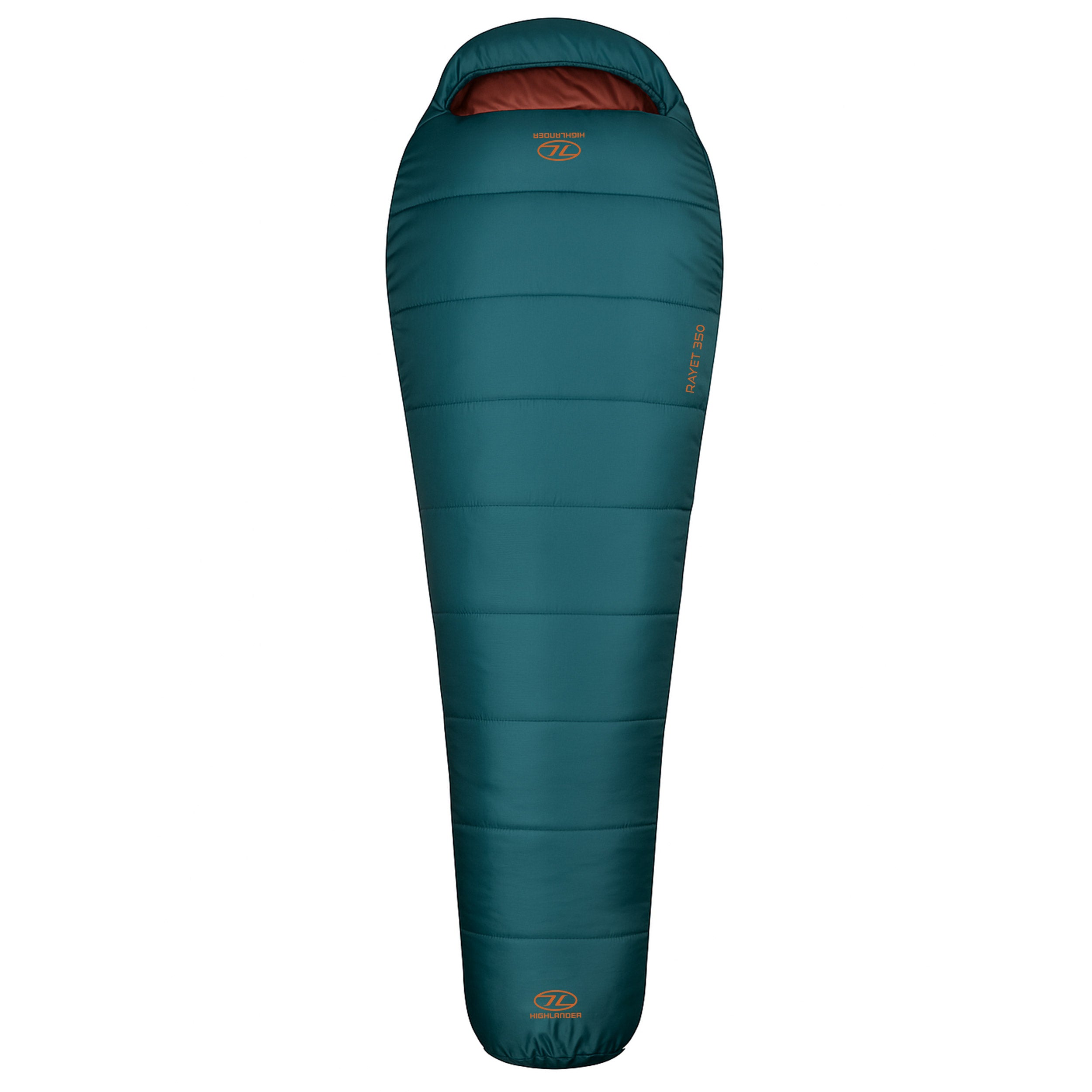 Highlander Rayet 350 sacco a pelo mummia verde pino