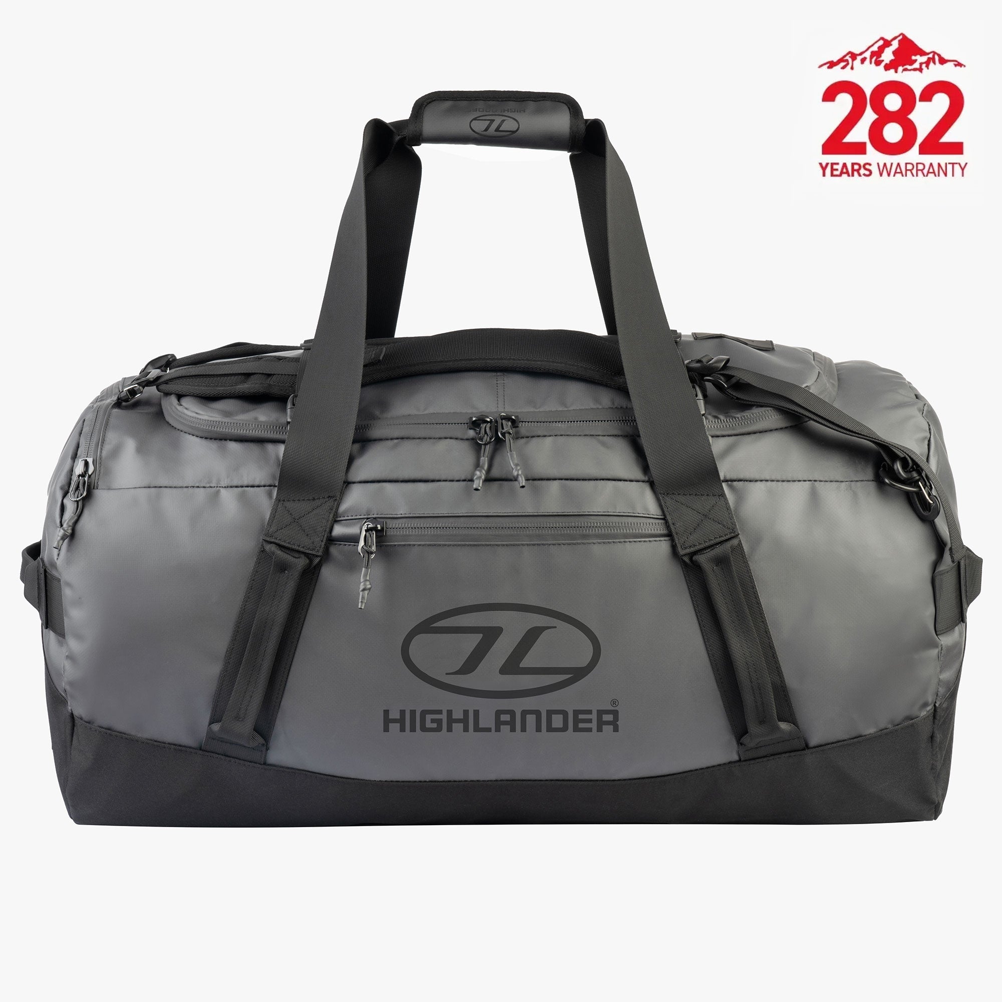 Highlander Survival Hauler 90L borsone nero impermeabile