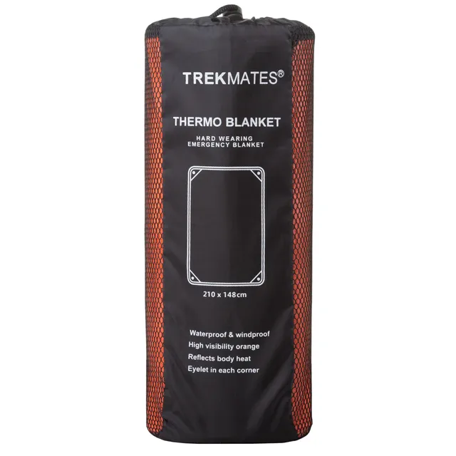 Trekmates Thermo Blanket coperta termica arancione emergenza