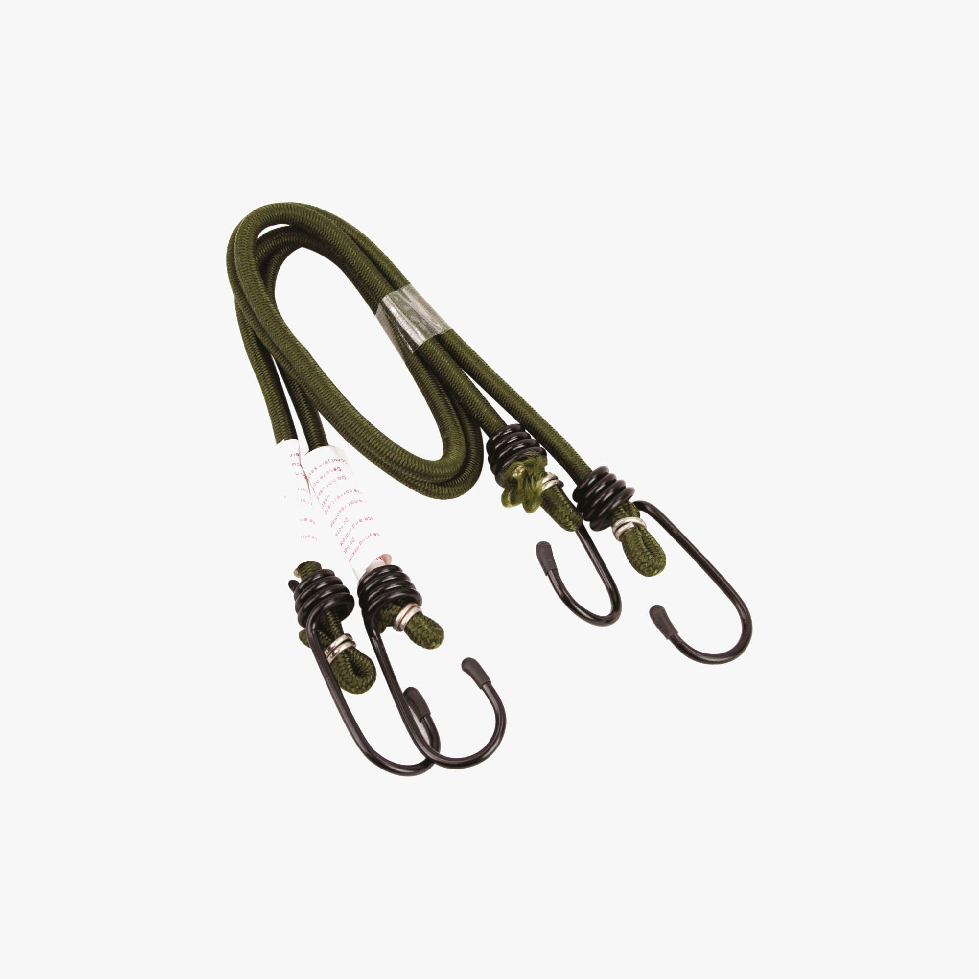 Highlander Bungee Cord 6mm x 60cm Corda Elastica 2 Pezzi Olive