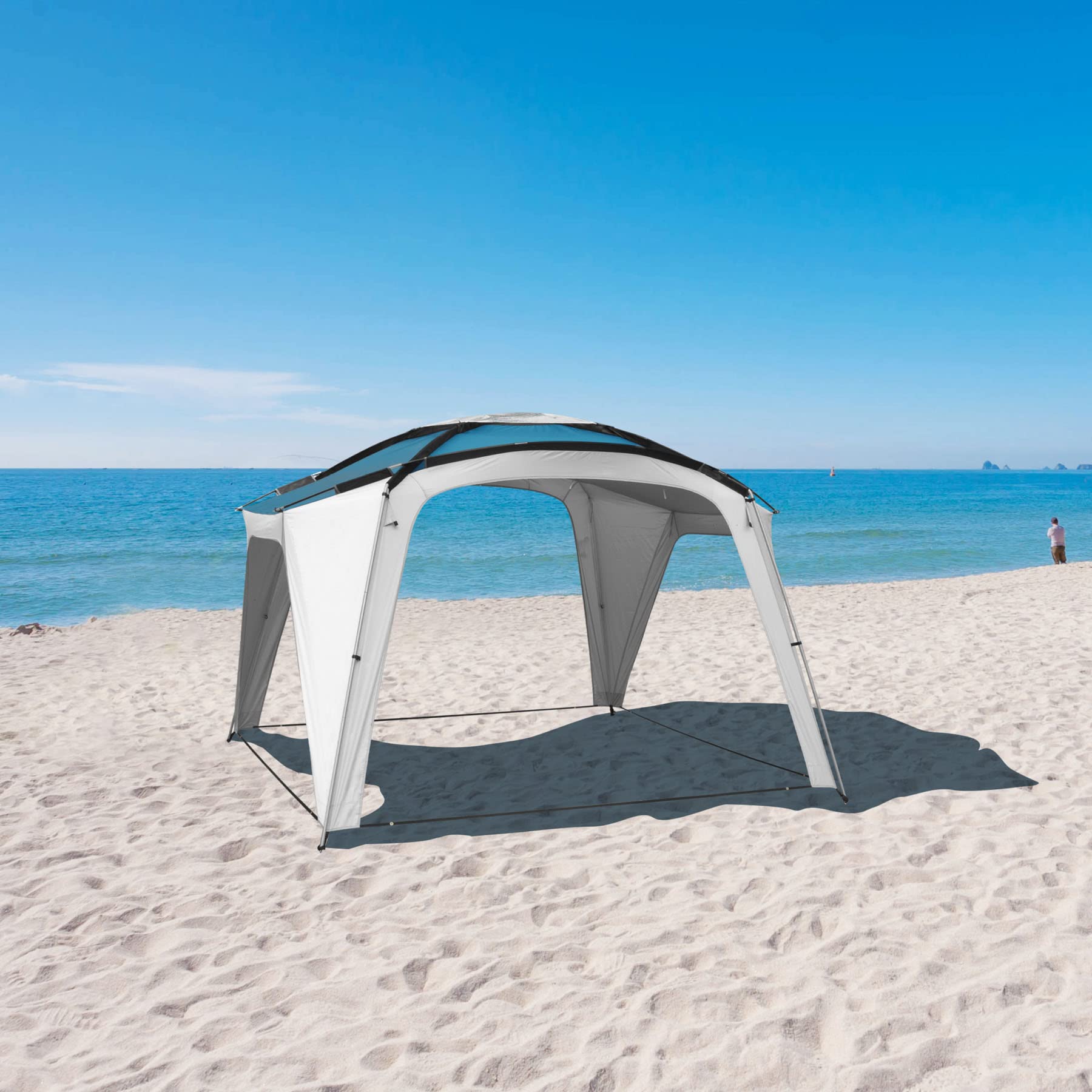 Brunner Oceana gazebo esterno 300x300 bianco blu